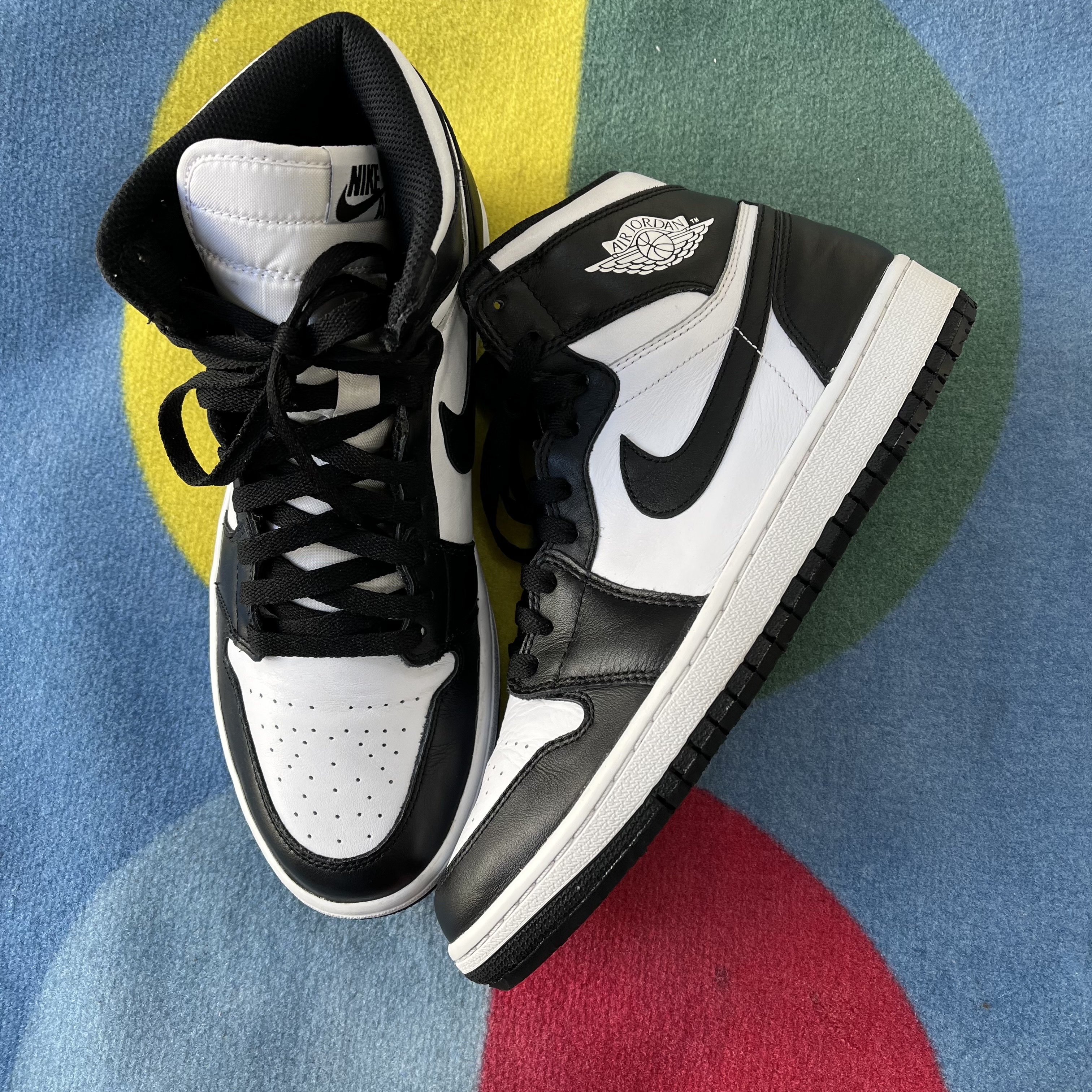 Jordan 1 Retro High OG Black White 2014 착용 스타일 - 2