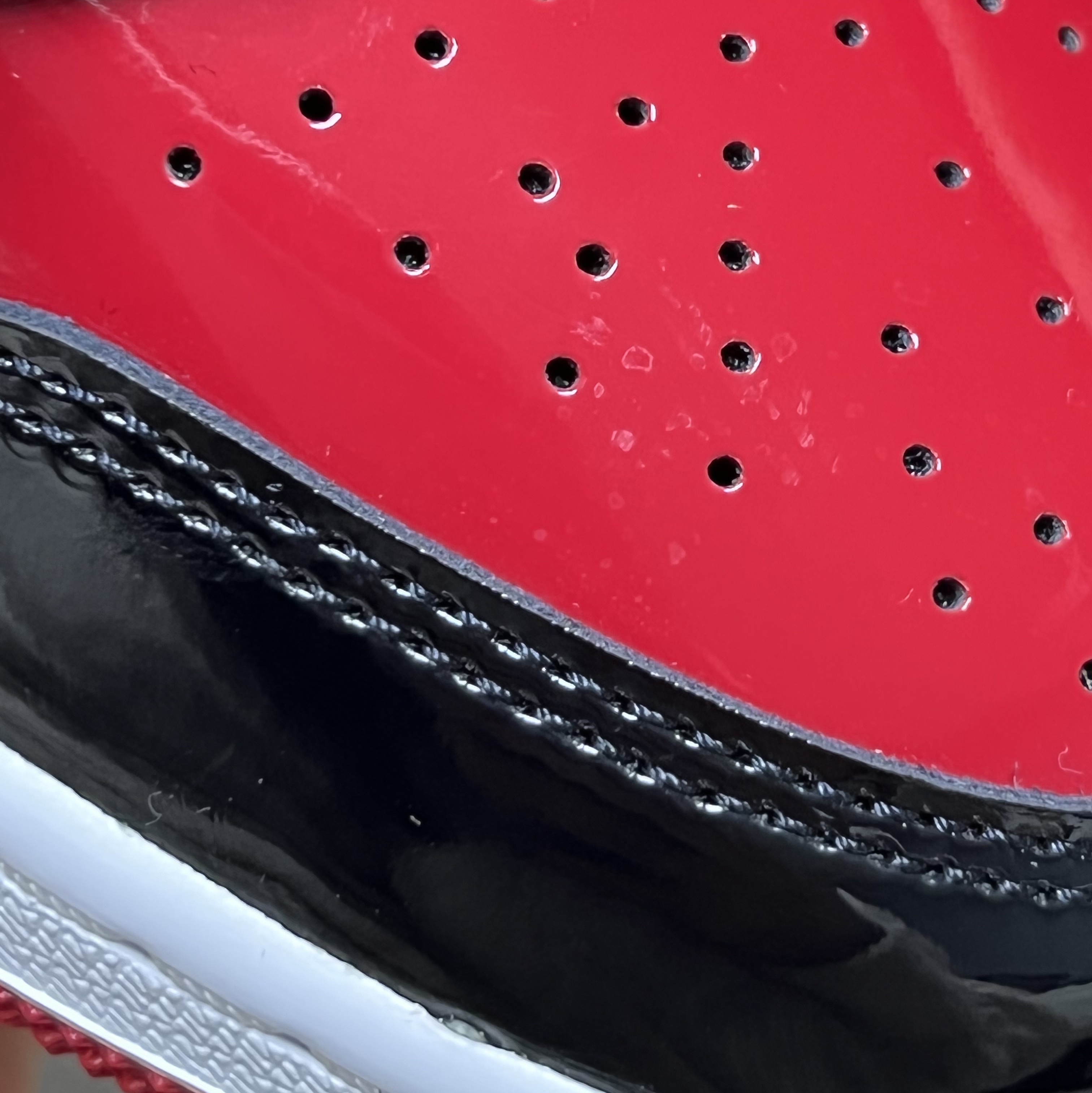 (GS) Jordan 1 Retro High OG Patent Bred 착용 스타일 - 4