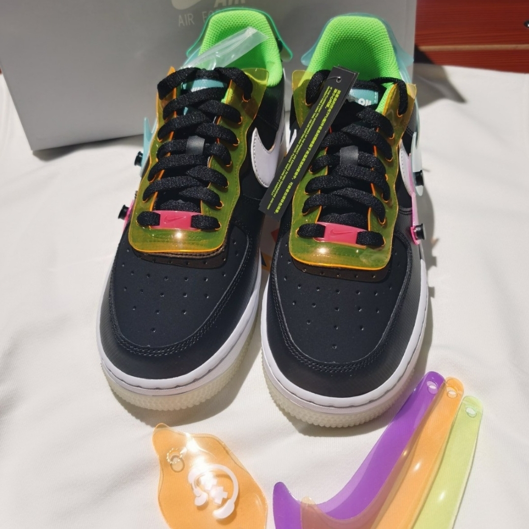 Nike Air Force 1 '07 LV8 Have a Good Game Black 착용 스타일 - 2