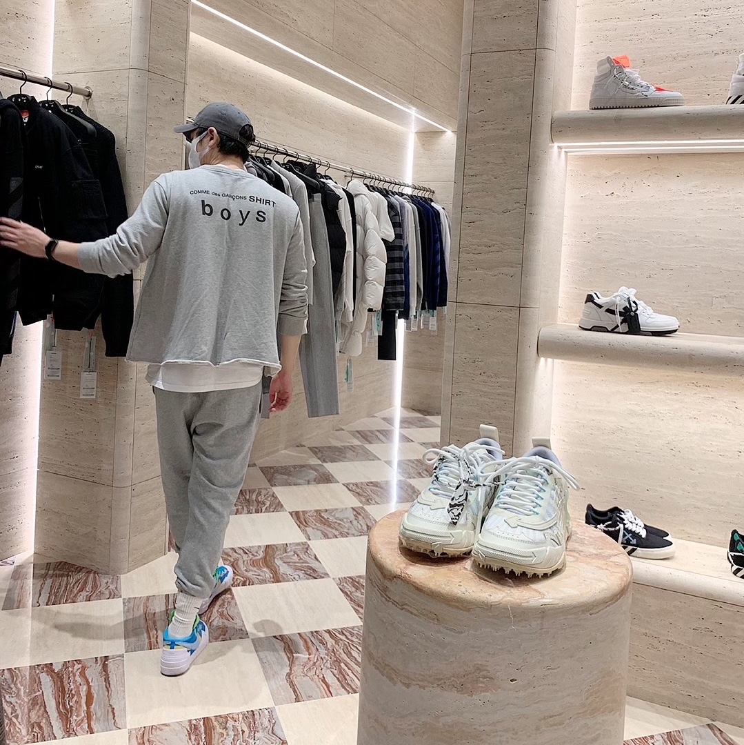 Nike x Sacai x Kaws Blazer Low Neptune Blue 착용 스타일 - 1