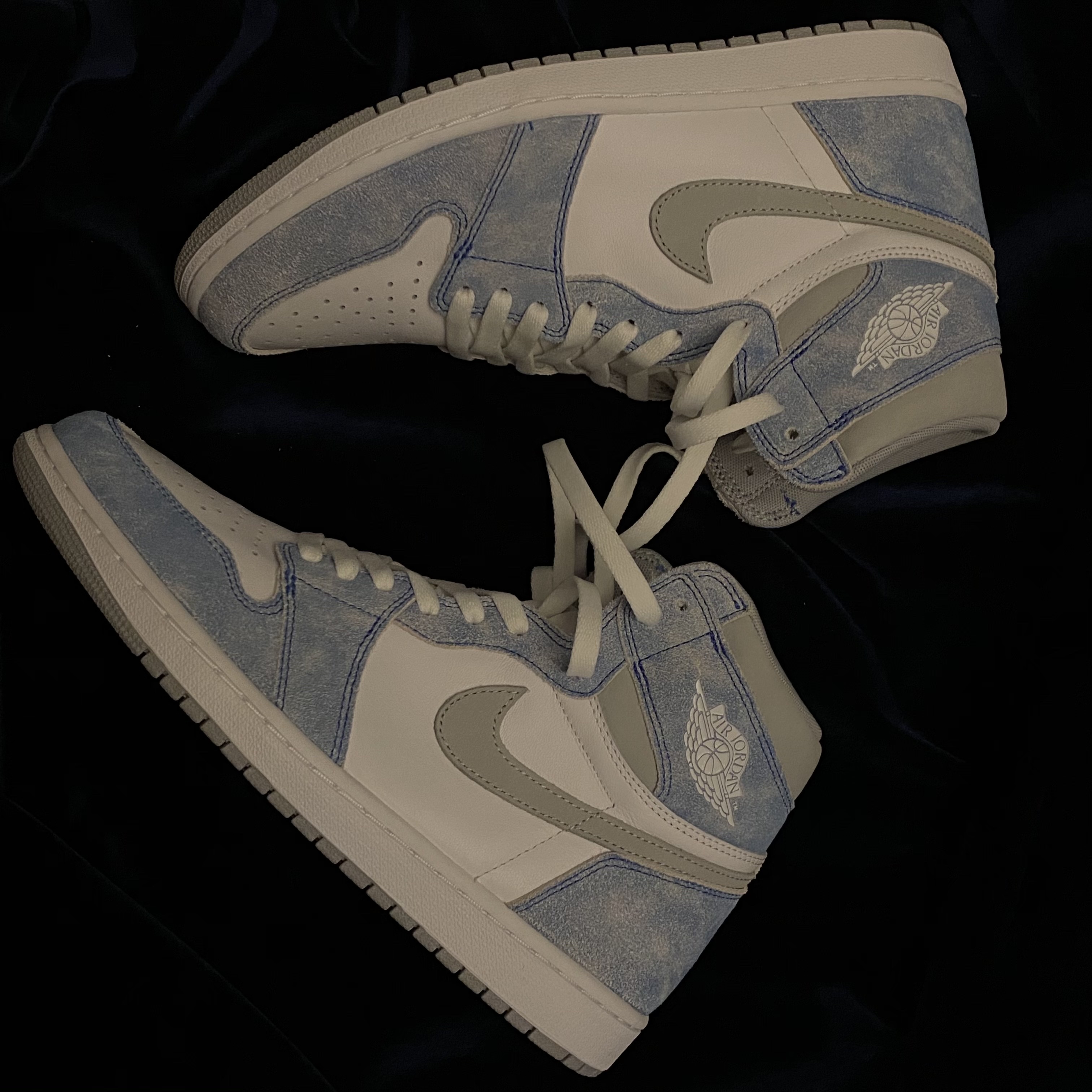 Jordan 1 Retro High OG Hyper Royal, (GS) Jordan 1 Retro High OG Hyper Royal 착용 스타일