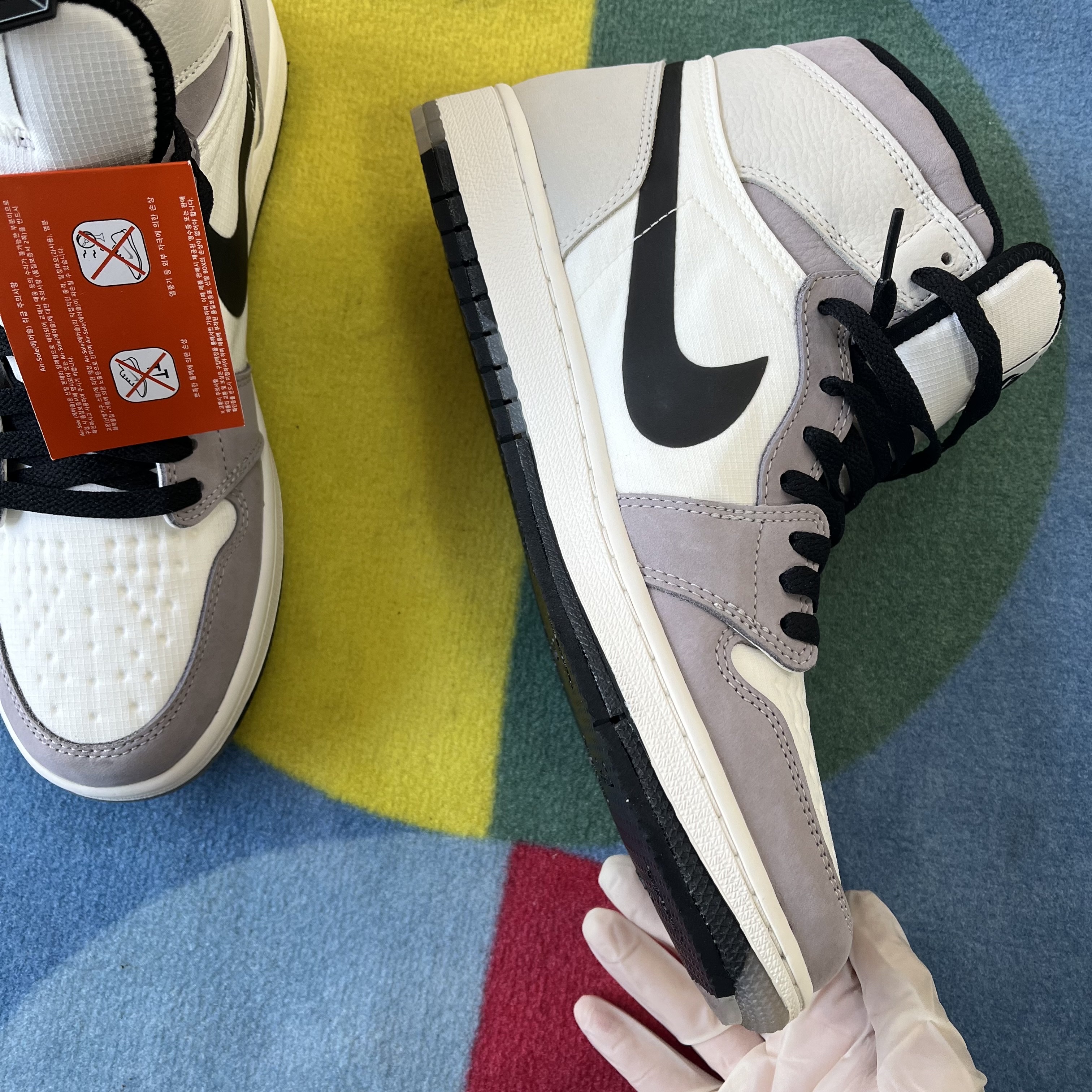 Jordan 1 Element Gore-Tex Sail 착용 스타일 - 3