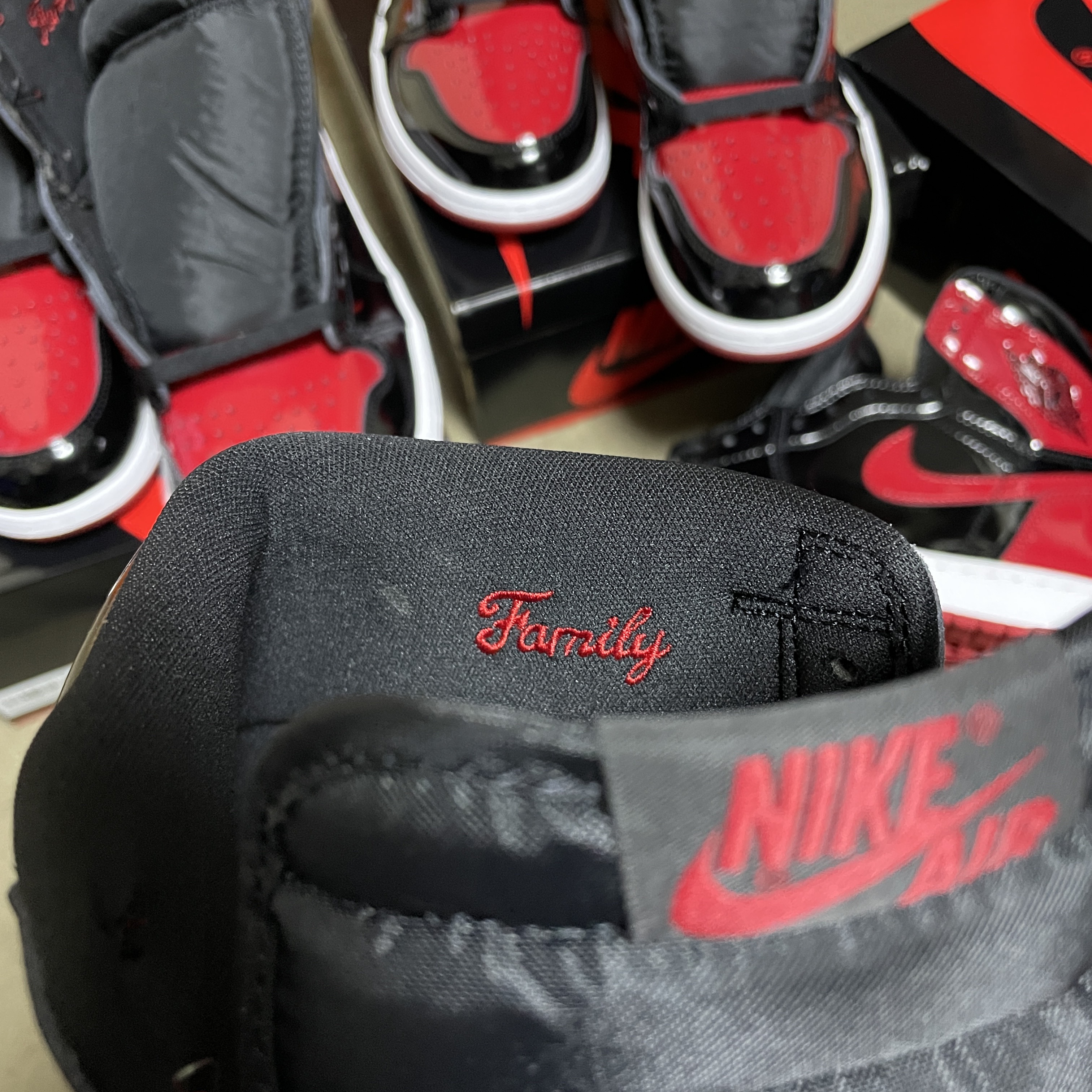 Jordan 1 Retro High OG Patent Bred, (GS) Jordan 1 Retro High OG Patent Bred 착용 스타일