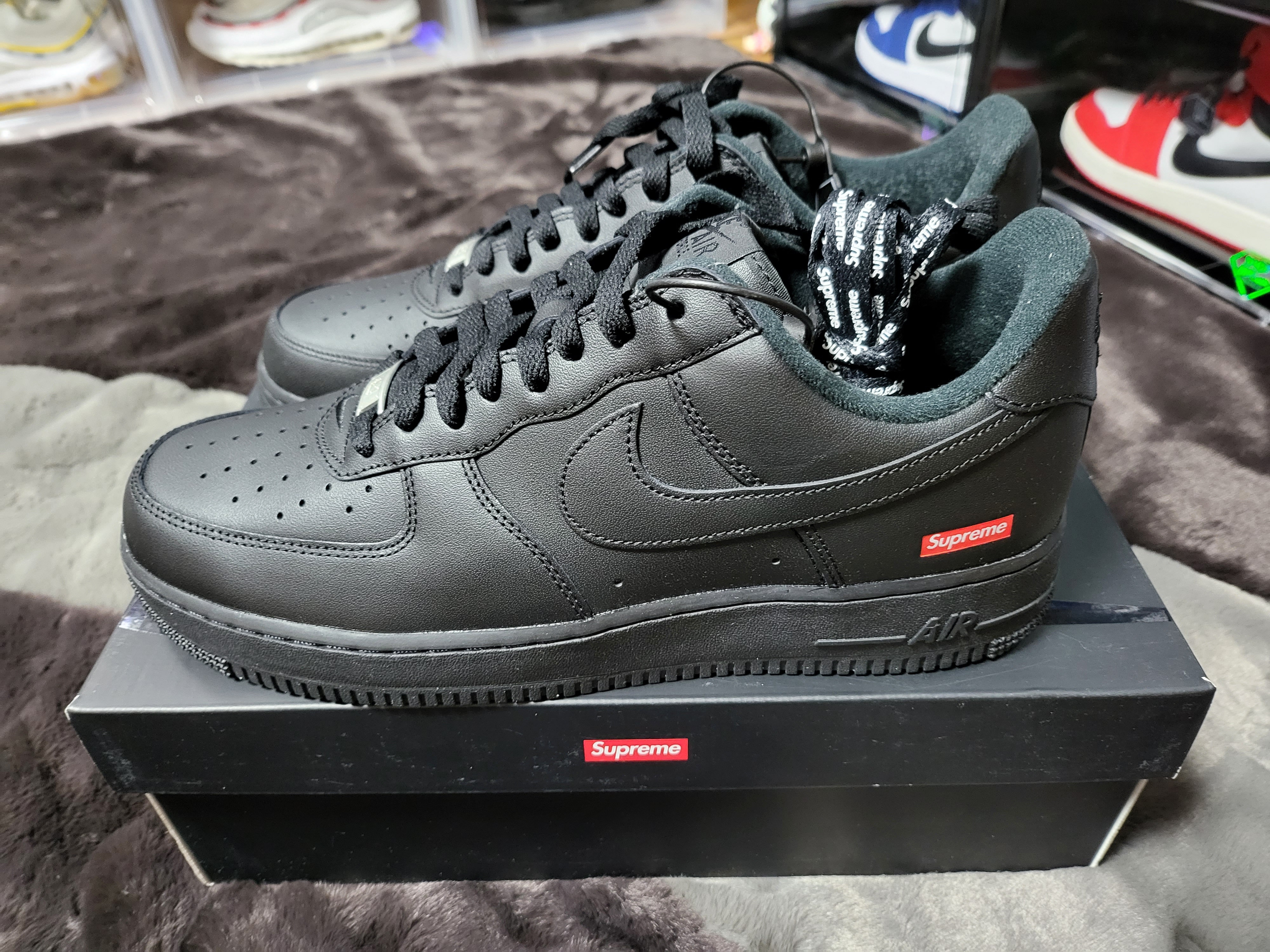 Puma x Ader Error California Whisper White, Nike x Supreme Air Force 1 Low Black 착용 스타일 - 5