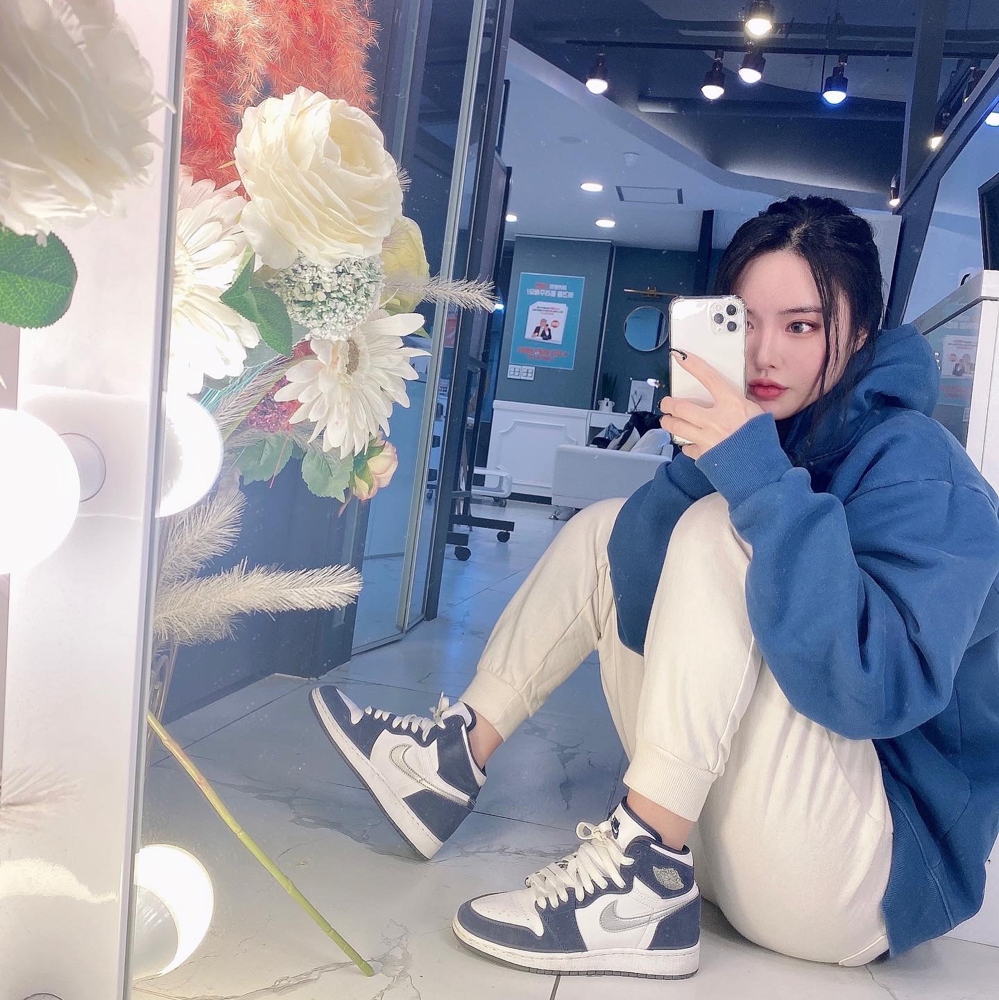 (GS) Jordan 1 Retro High OG CO.JP Midnight Navy 착용 스타일 - 2