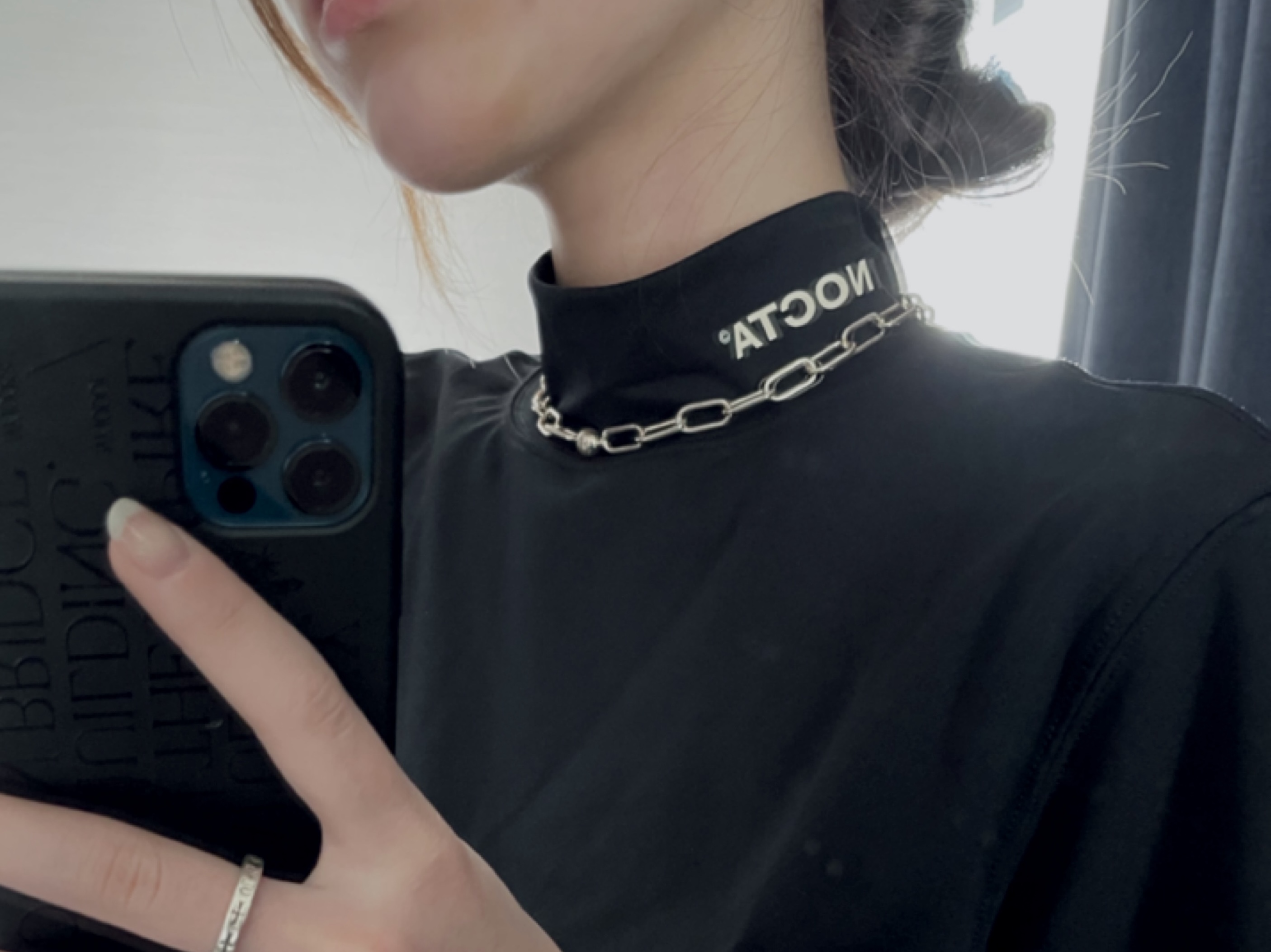 Nike x Drake Nocta Golf Mock Neck Top Black - US/EU 착용 스타일