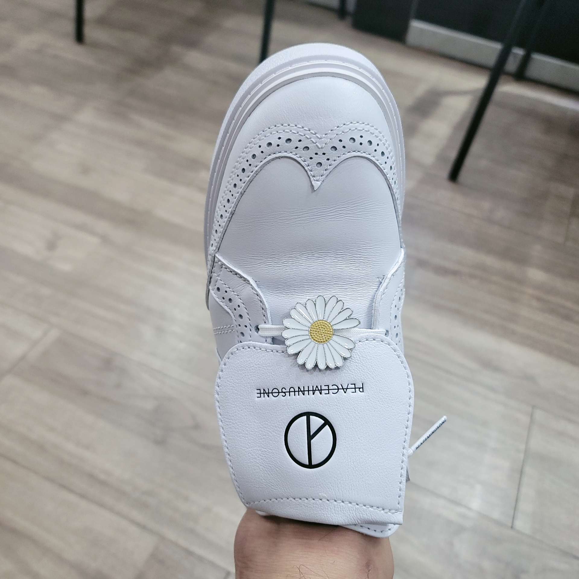 Nike x Peaceminusone Kwondo1 White 착용 스타일 - 1