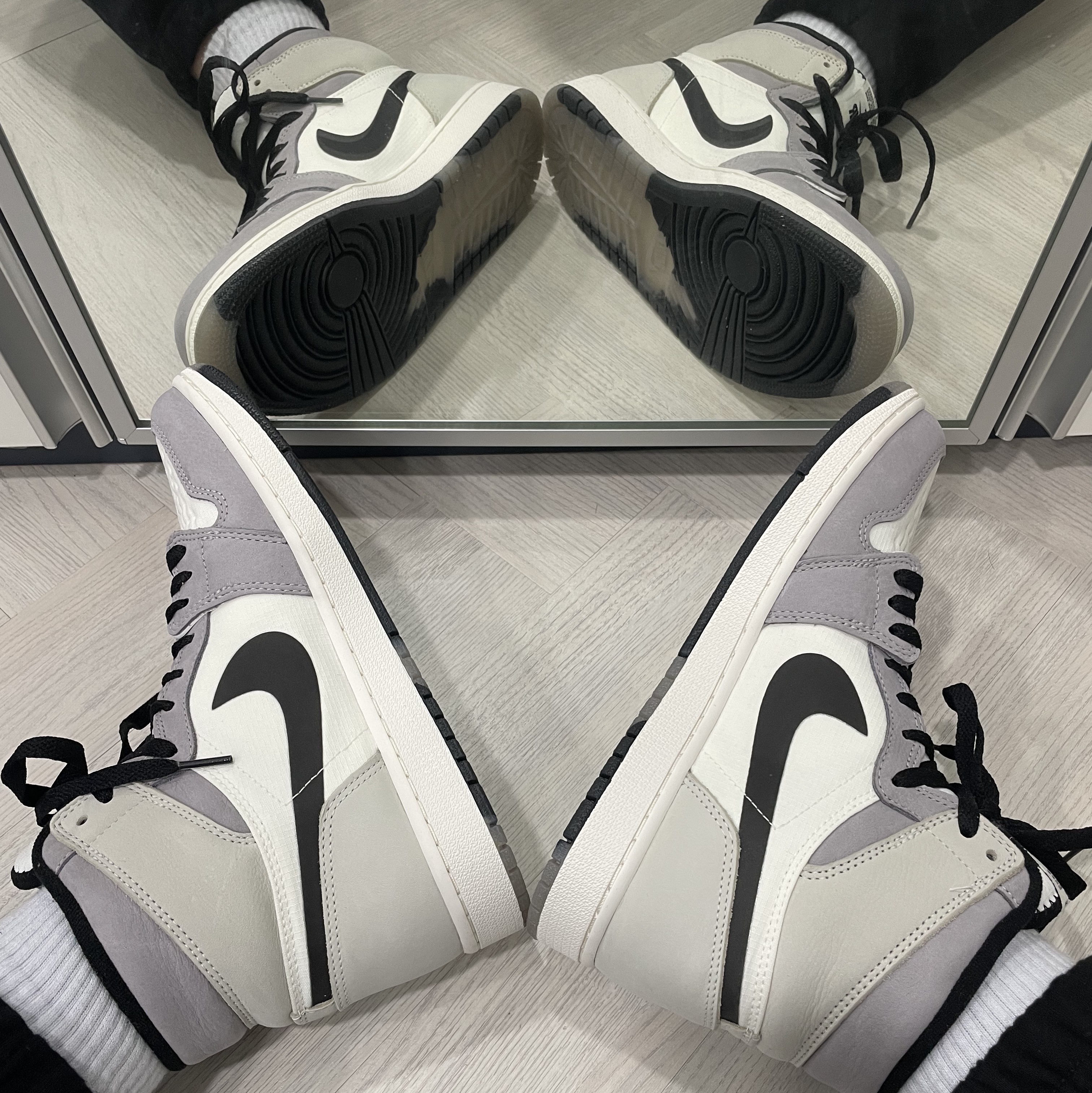 Jordan 1 Element Gore-Tex Sail 착용 스타일
