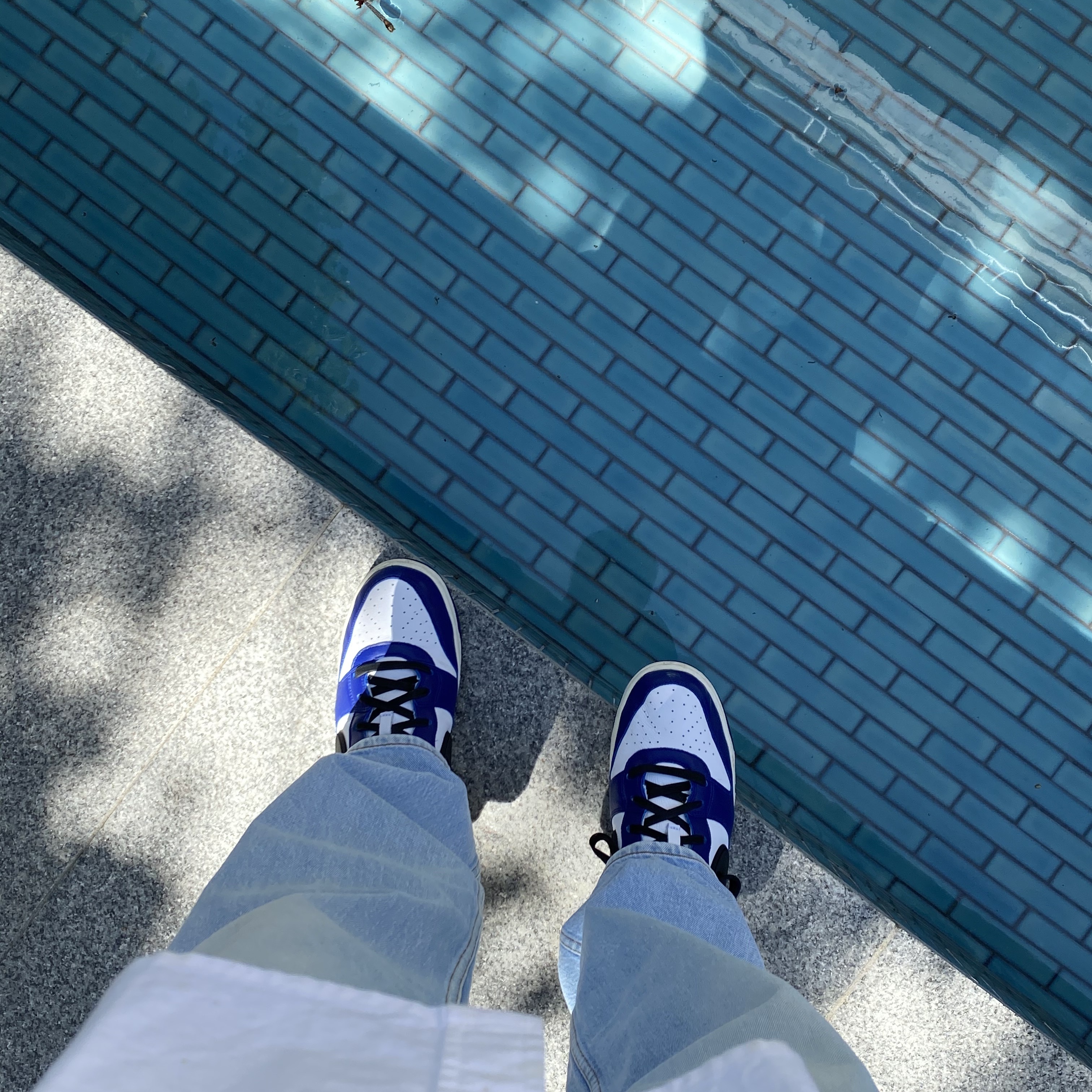 Nike x Ambush Dunk High Deep Royal Blue 착용 스타일