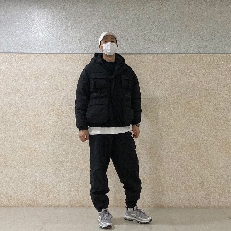 Nike M NRG Solo Swoosh Track Pants Black - Asia 착용 스타일