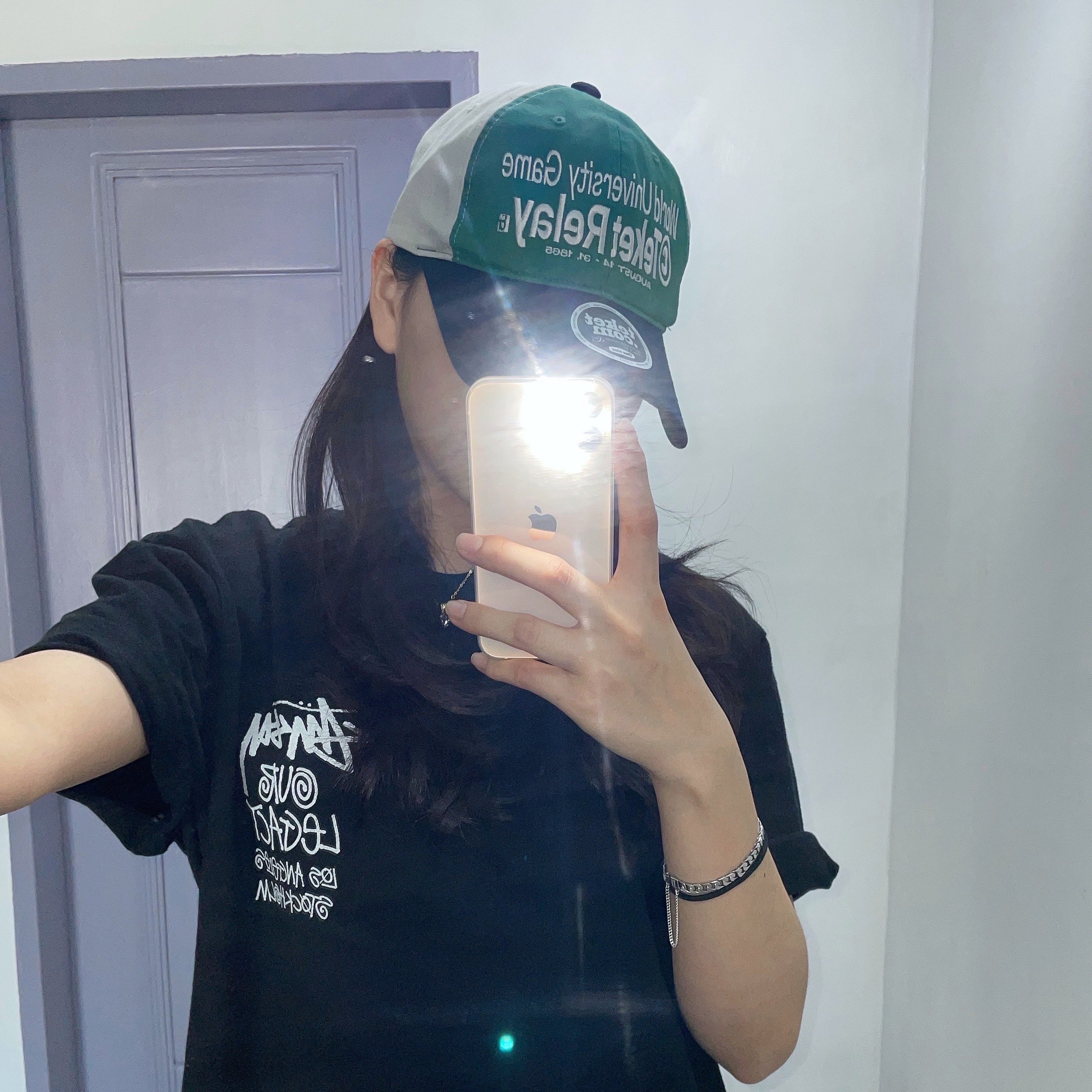 Stussy x Our Legacy Surfman T-Shirt Black - 21SS 착용 스타일