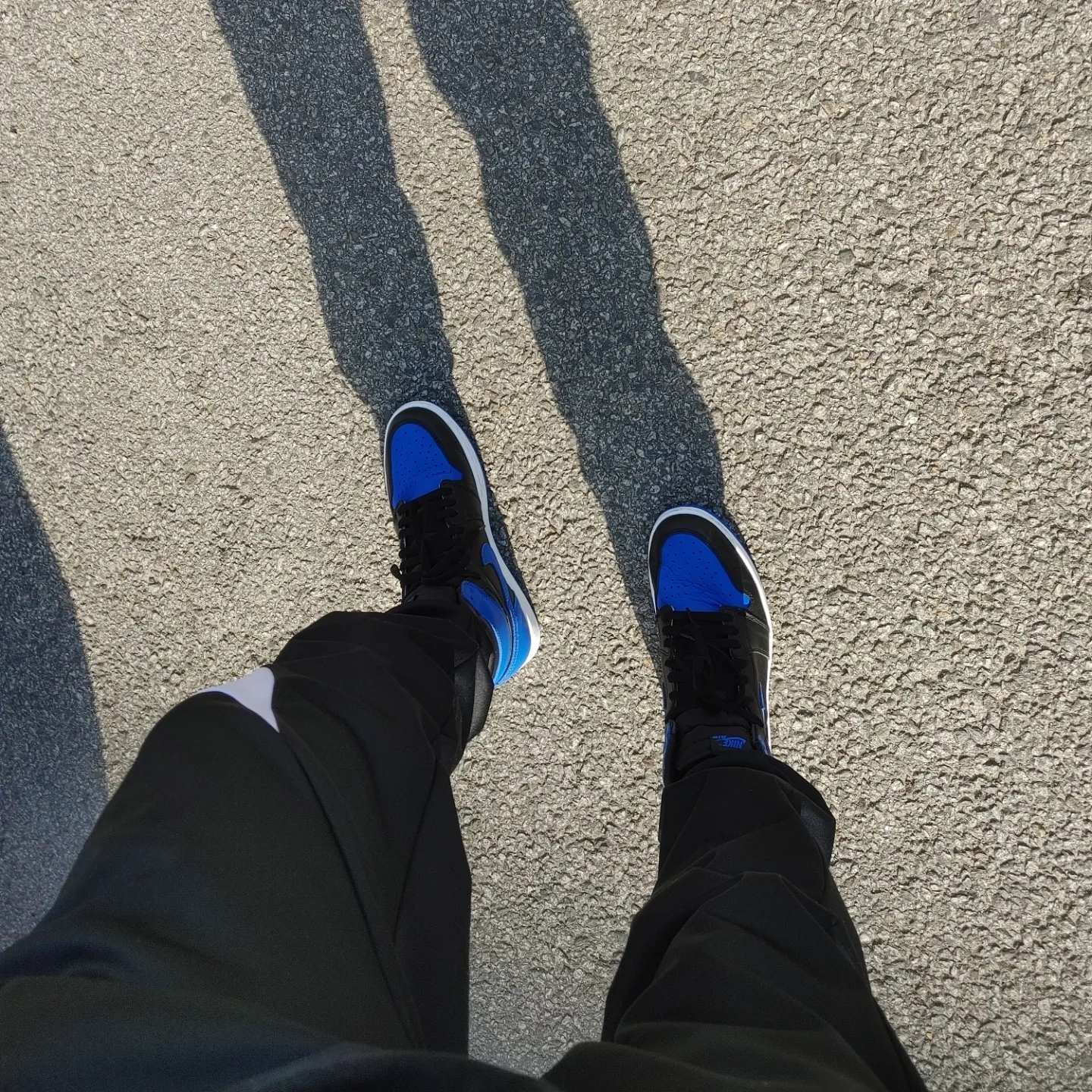 Jordan 1 Retro High OG Pine Green Black, Jordan 1 Retro Royal 2017 착용 스타일 - 2