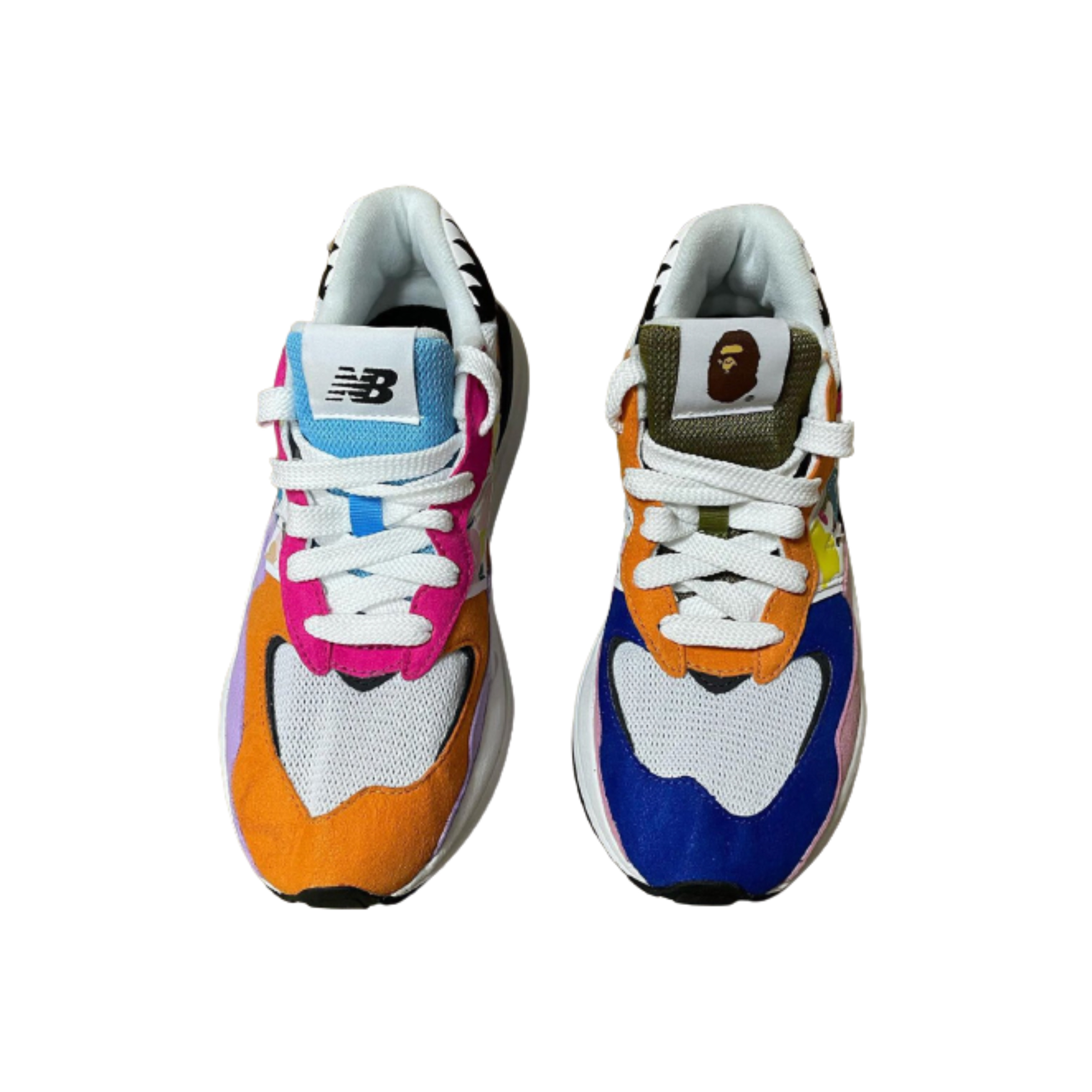 New Balance x BAPE 2002R Black Camo (Special Box), New Balance x BAPE 2002R Gray Camo (Special Box) 착용 스타일 - 4