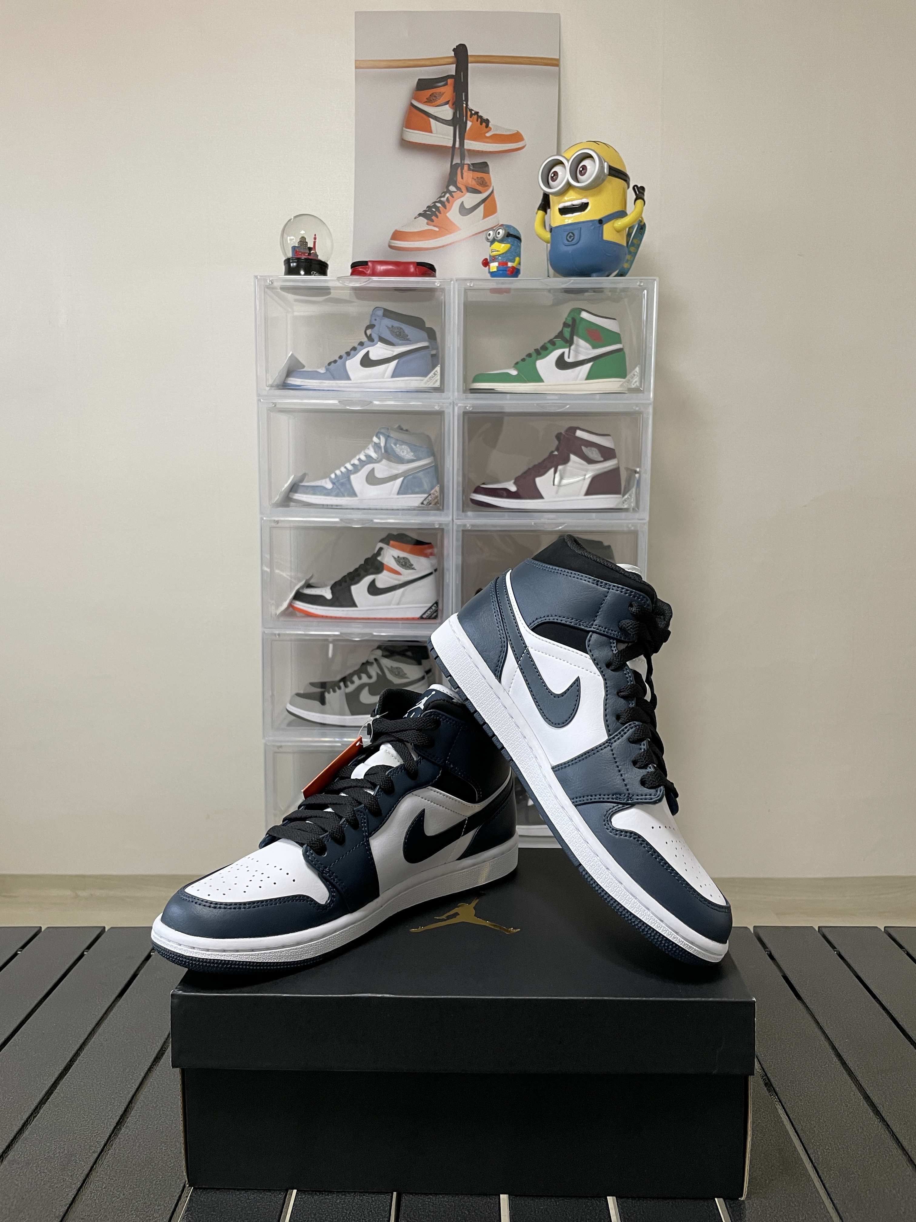 Jordan 1 Mid Dark Teal 착용 스타일