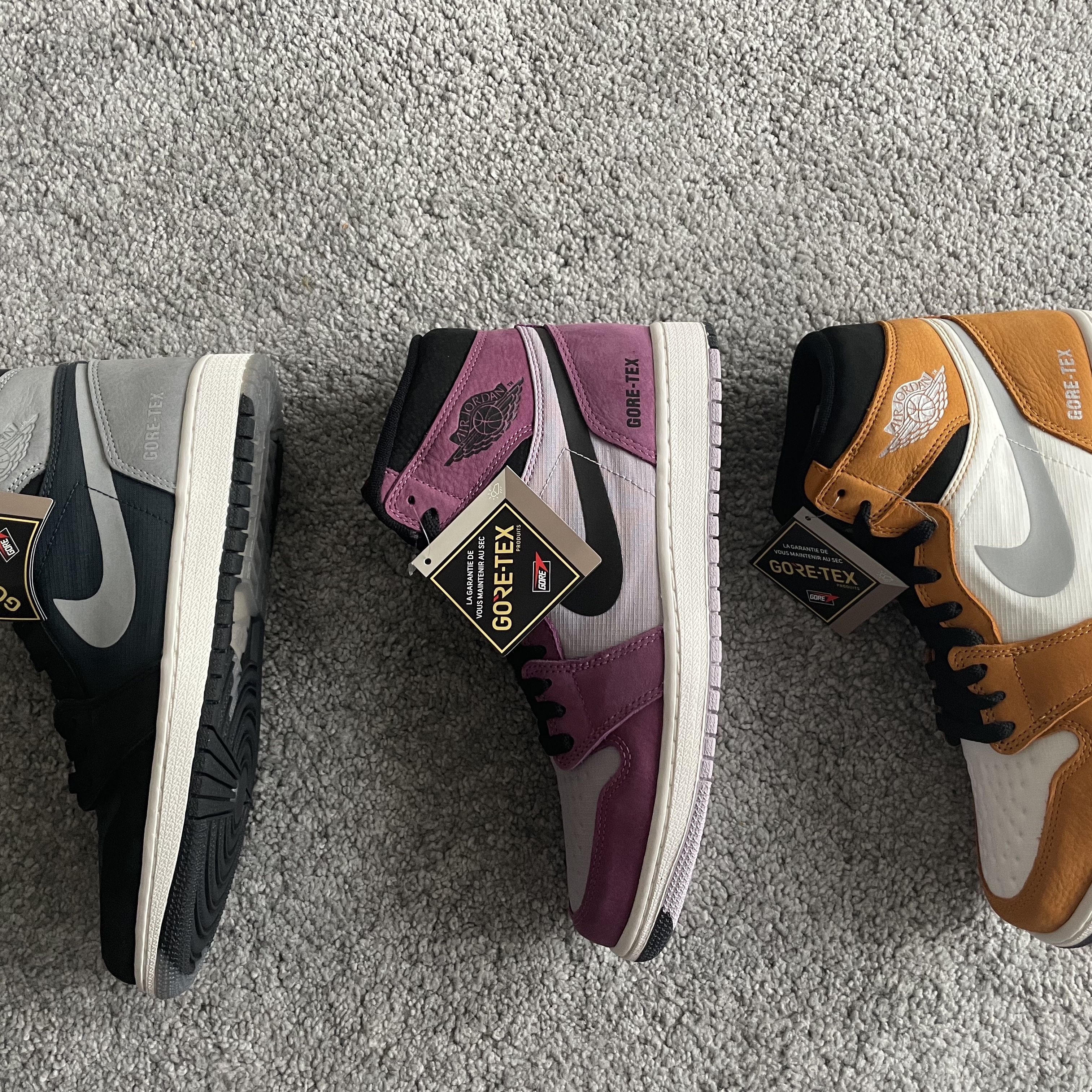 Jordan 1 Element Gore-Tex Light Curry, Jordan 1 Element Gore-Tex Berry 착용 스타일