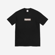 Supreme x Burberry Box Logo T-Shirt Black - 22SS