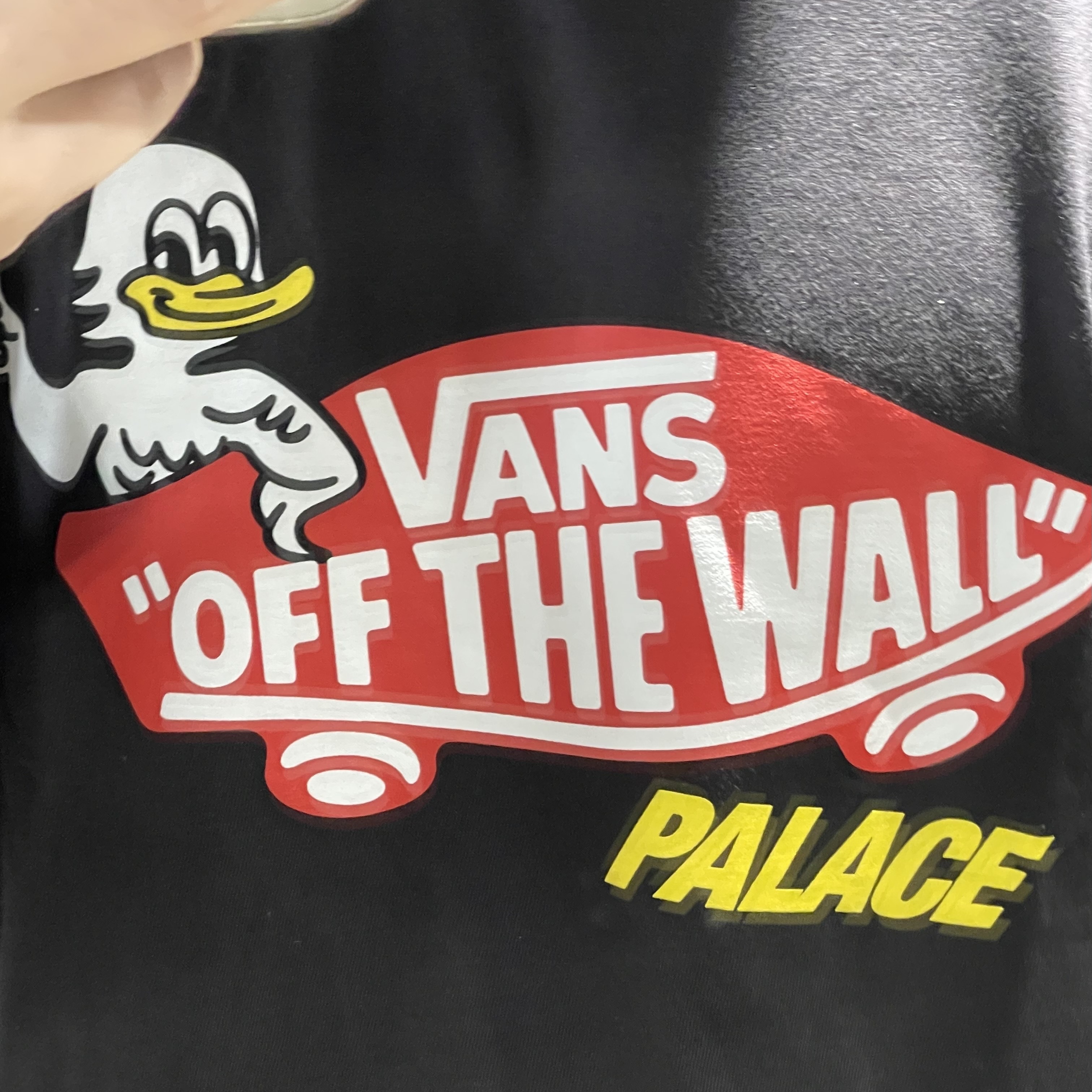 Palace x Vans Duck Out Long Sleeve Black - 21SS, Nike x Off-White Dunk Low The 50 - Lot 46 착용 스타일 - 1