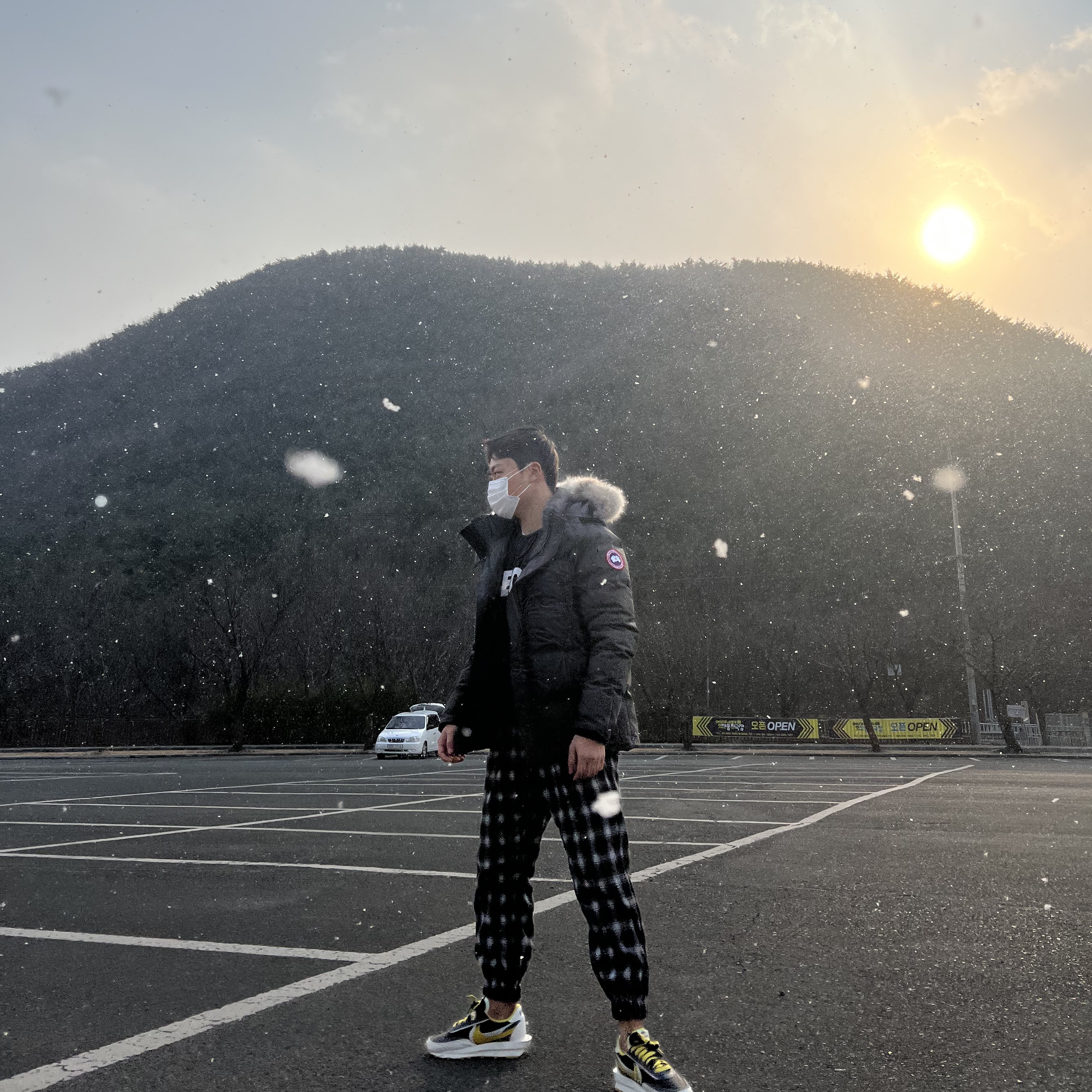 Nike x Sacai x Undercover LDWaffle Black Bright Citron 착용 스타일