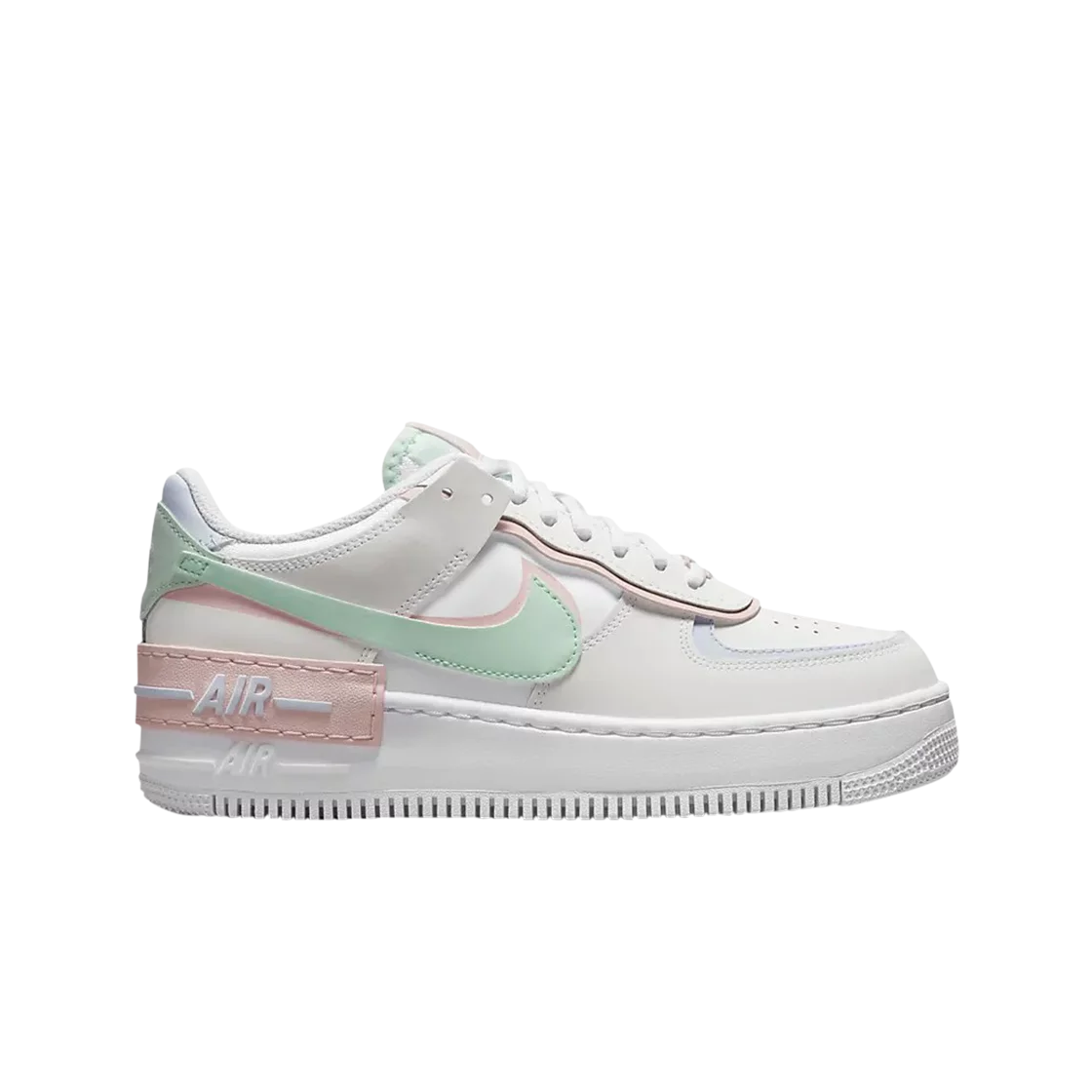 (W) 나이키 에어포스 1 쉐도우 화이트 애트모스피어 민트((W) Nike Air Force 1 Shadow White Atmosphere Mint)