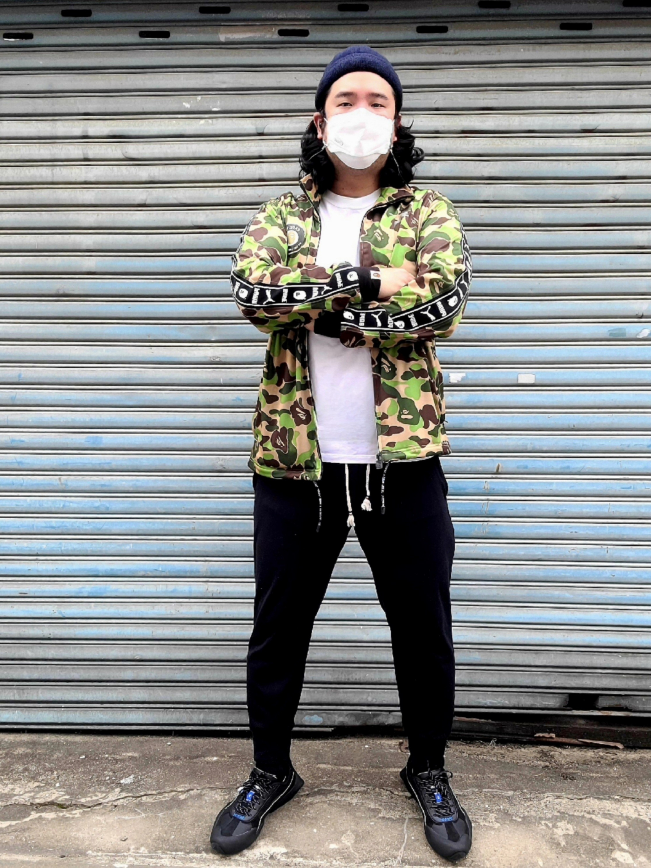 Puma x Ader Error Vaderon Black 착용 스타일