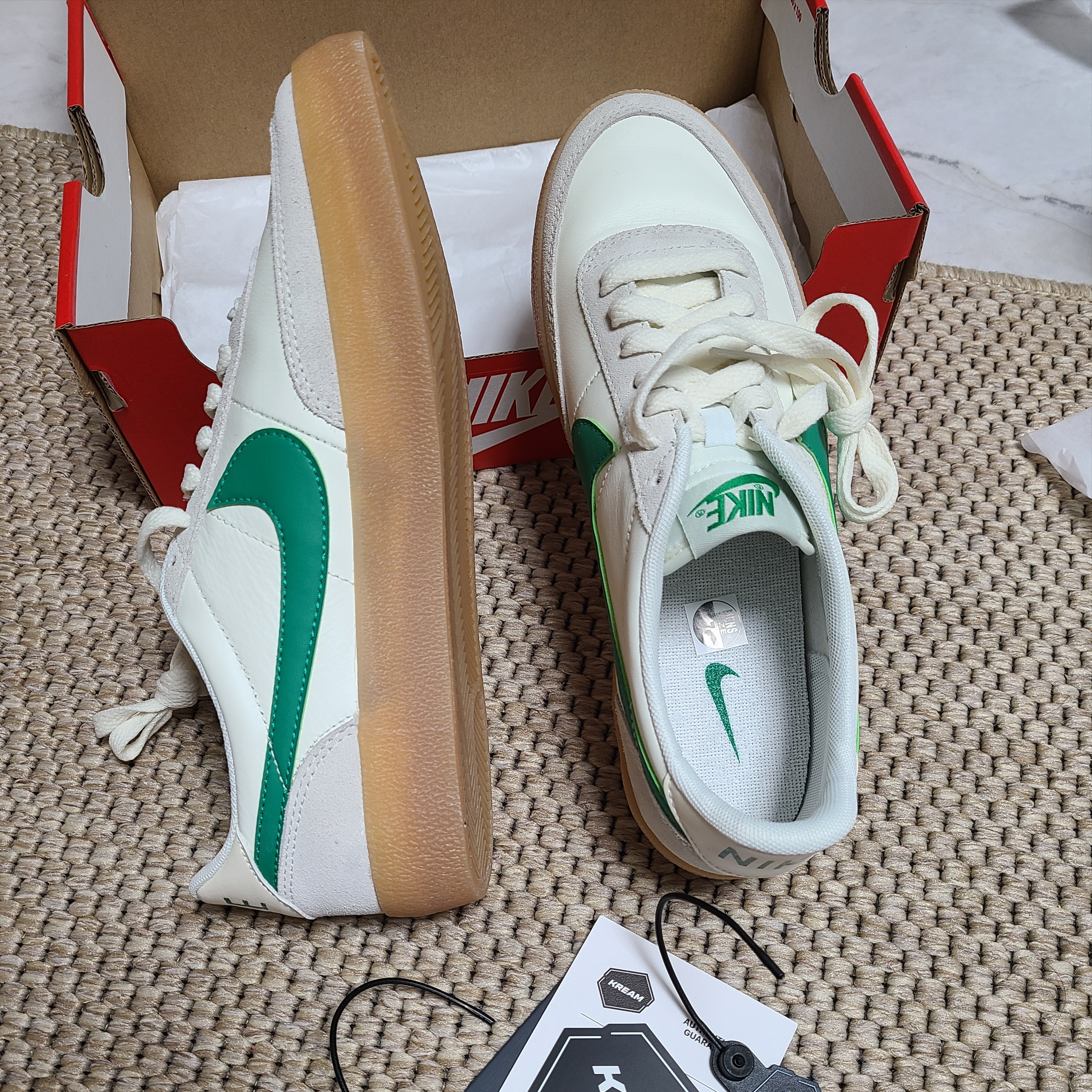 Nike x J.Crew Killshot 2 Lucid Green 착용 스타일 - 1