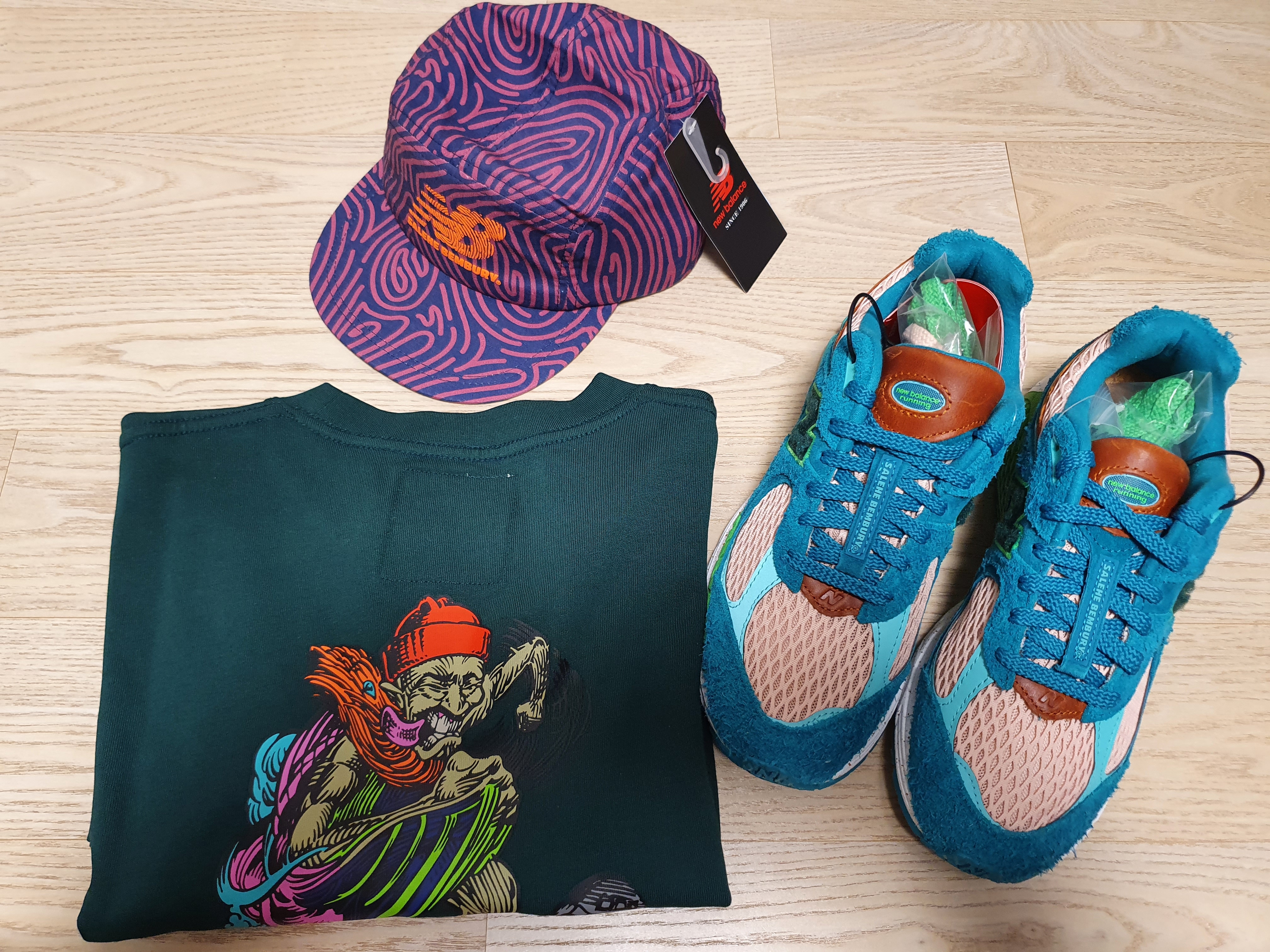 New Balance x Salehe Bembury 2002R Water Be The Guide 착용 스타일