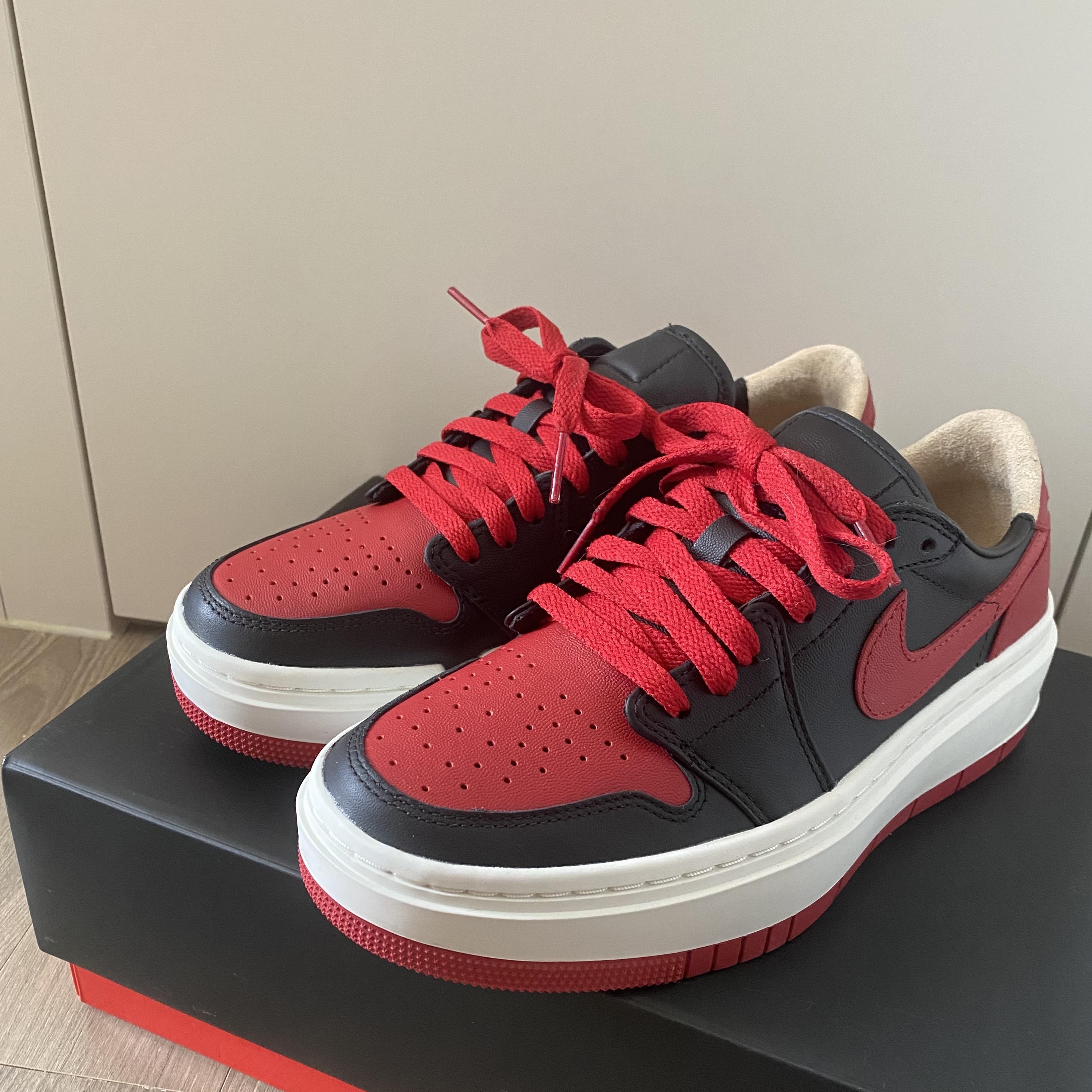 (W) Jordan 1 Elevate Low SE Bred 착용 스타일
