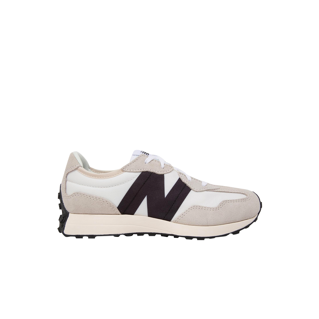 GS327FE (GS) New Balance 327 Silver Birch Black - W Wide