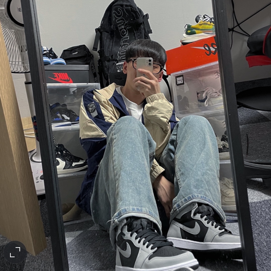 Nike x Cav Empt Track Jacket Navy, Jordan 1 Retro High OG Shadow 2.0 착용 스타일