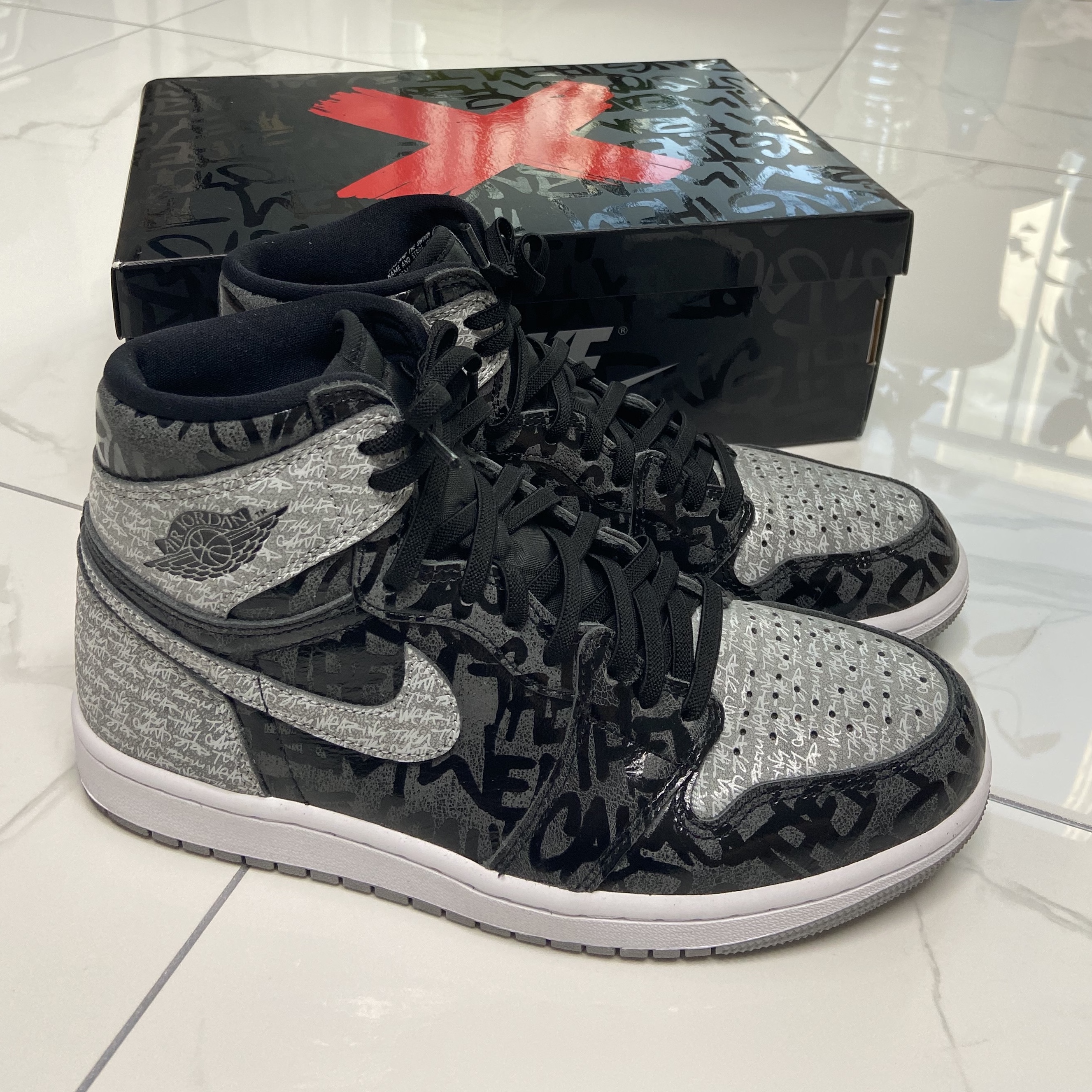 Jordan 1 Retro High OG Rebellionaire 착용 스타일 - 1