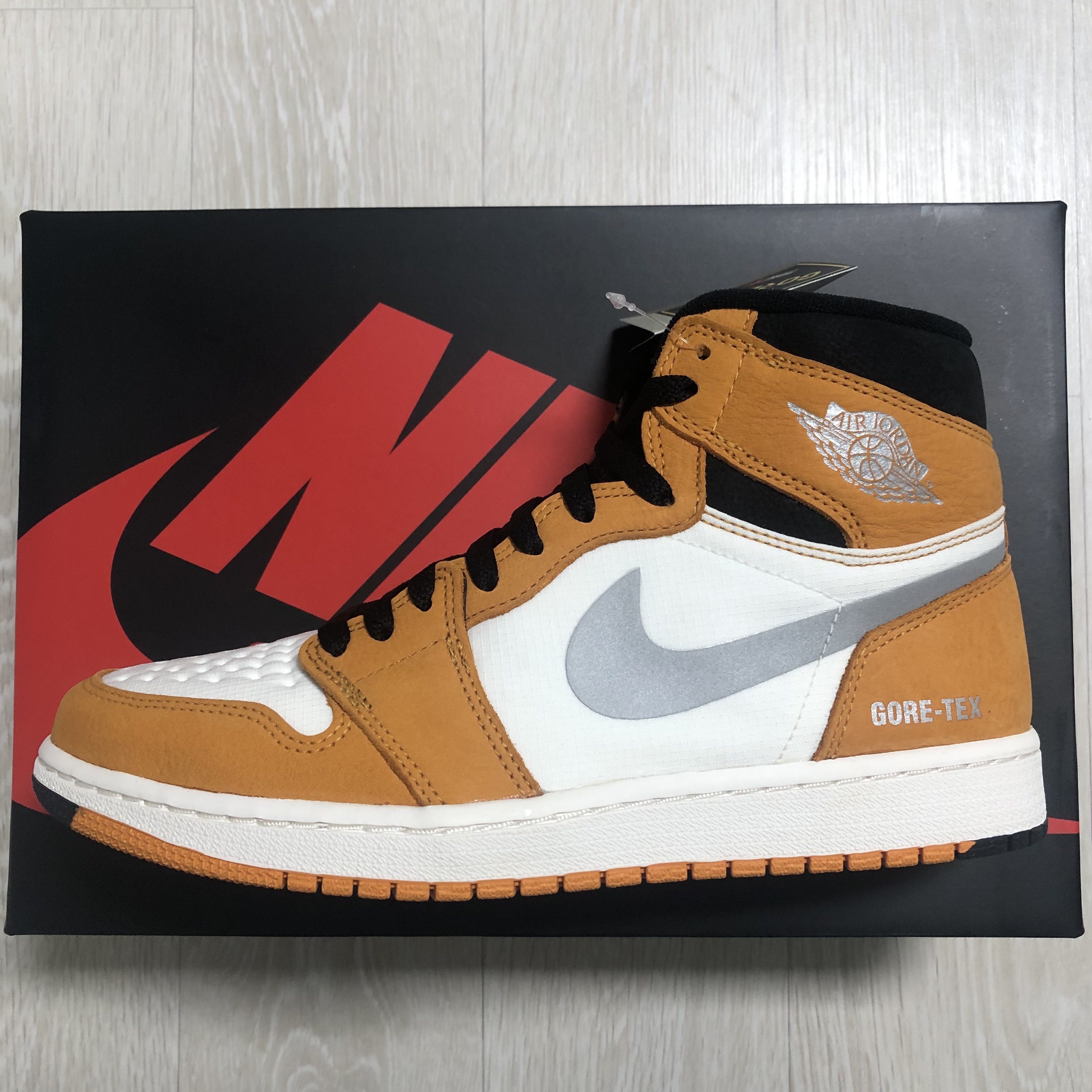 Jordan 1 Element Gore-Tex Light Curry 착용 스타일