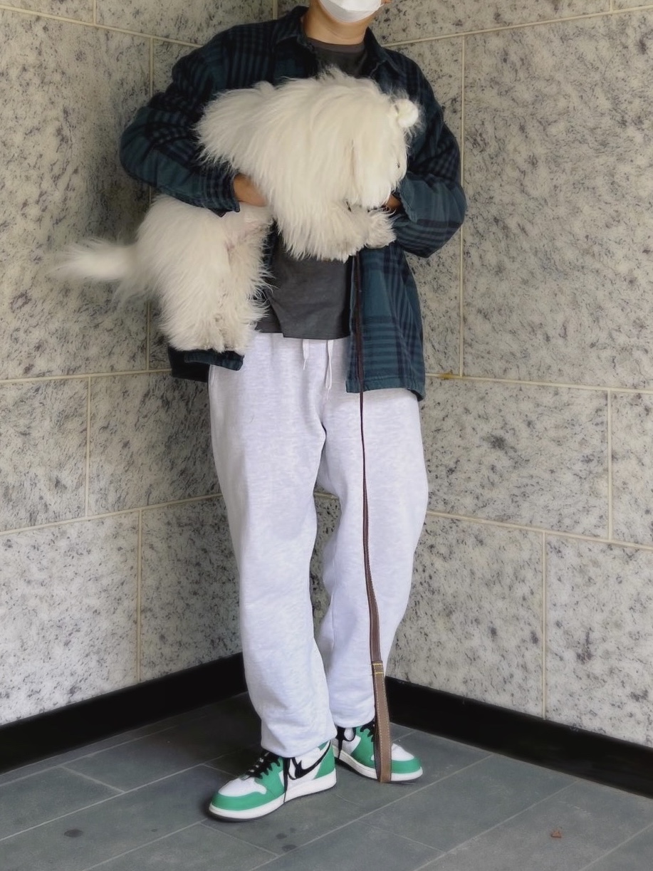 (W) Jordan 1 Retro High OG Lucky Green 착용 스타일 - 1