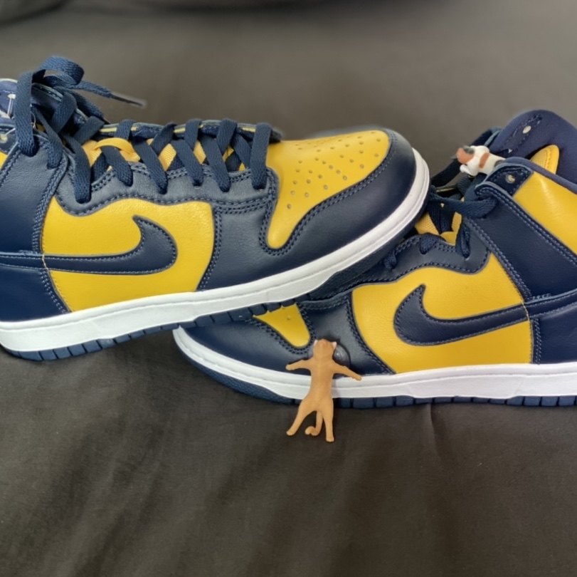 Nike Dunk High SP Maize & Blue 착용 스타일 - 3