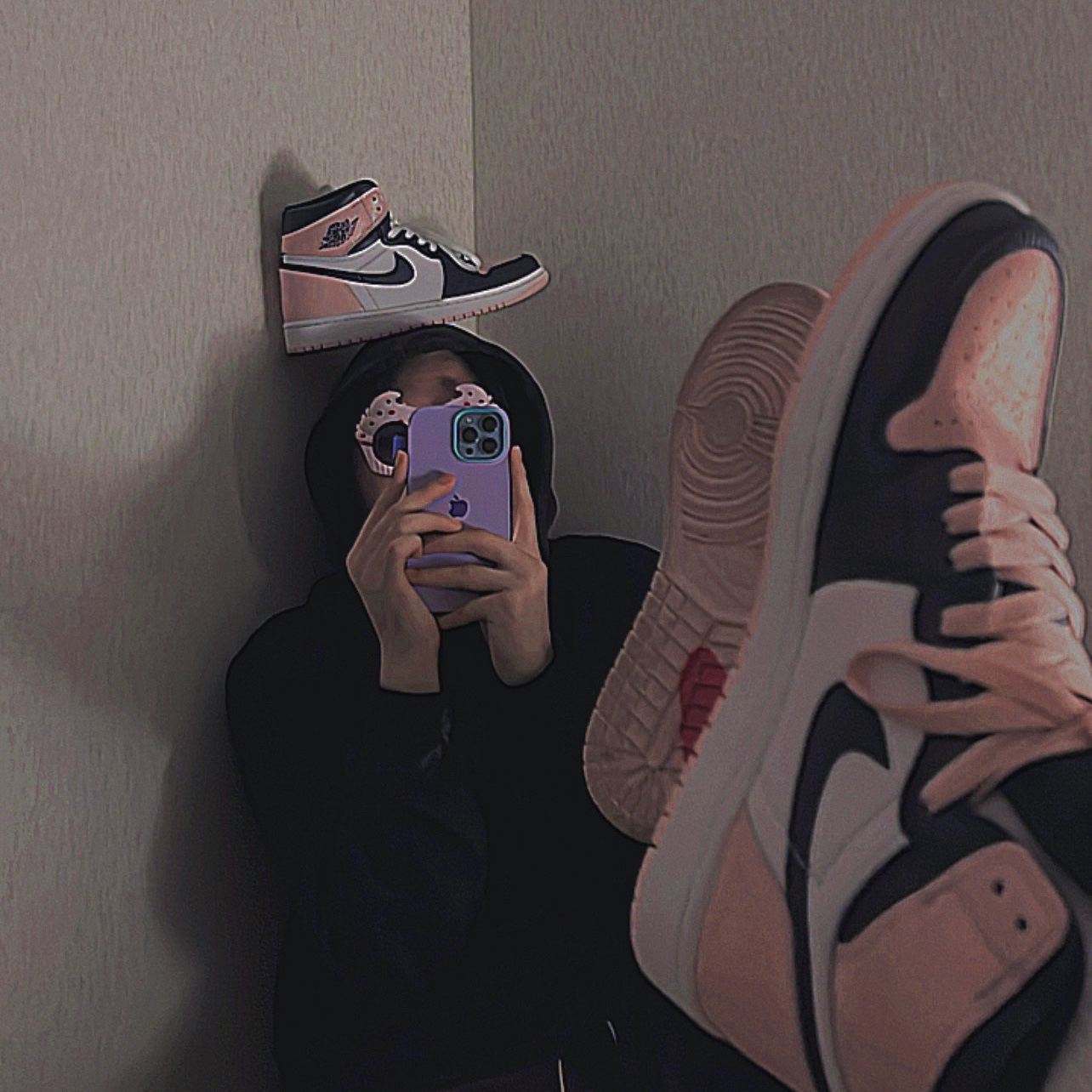 (W) Jordan 1 Retro High OG Atmosphere 착용 스타일