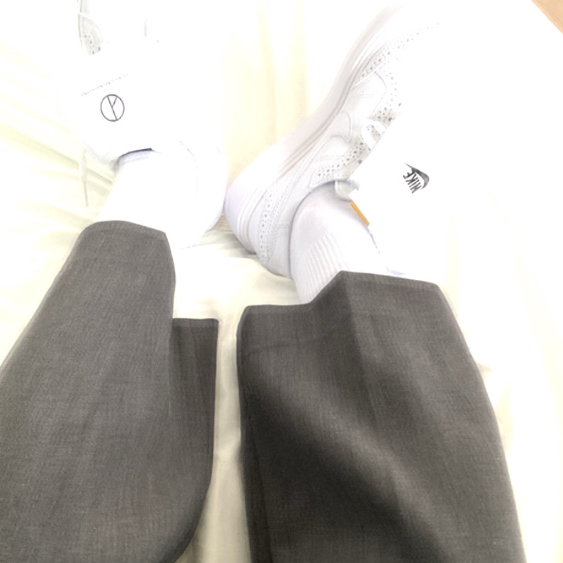 Nike x Peaceminusone Kwondo1 White 착용 스타일 - 3