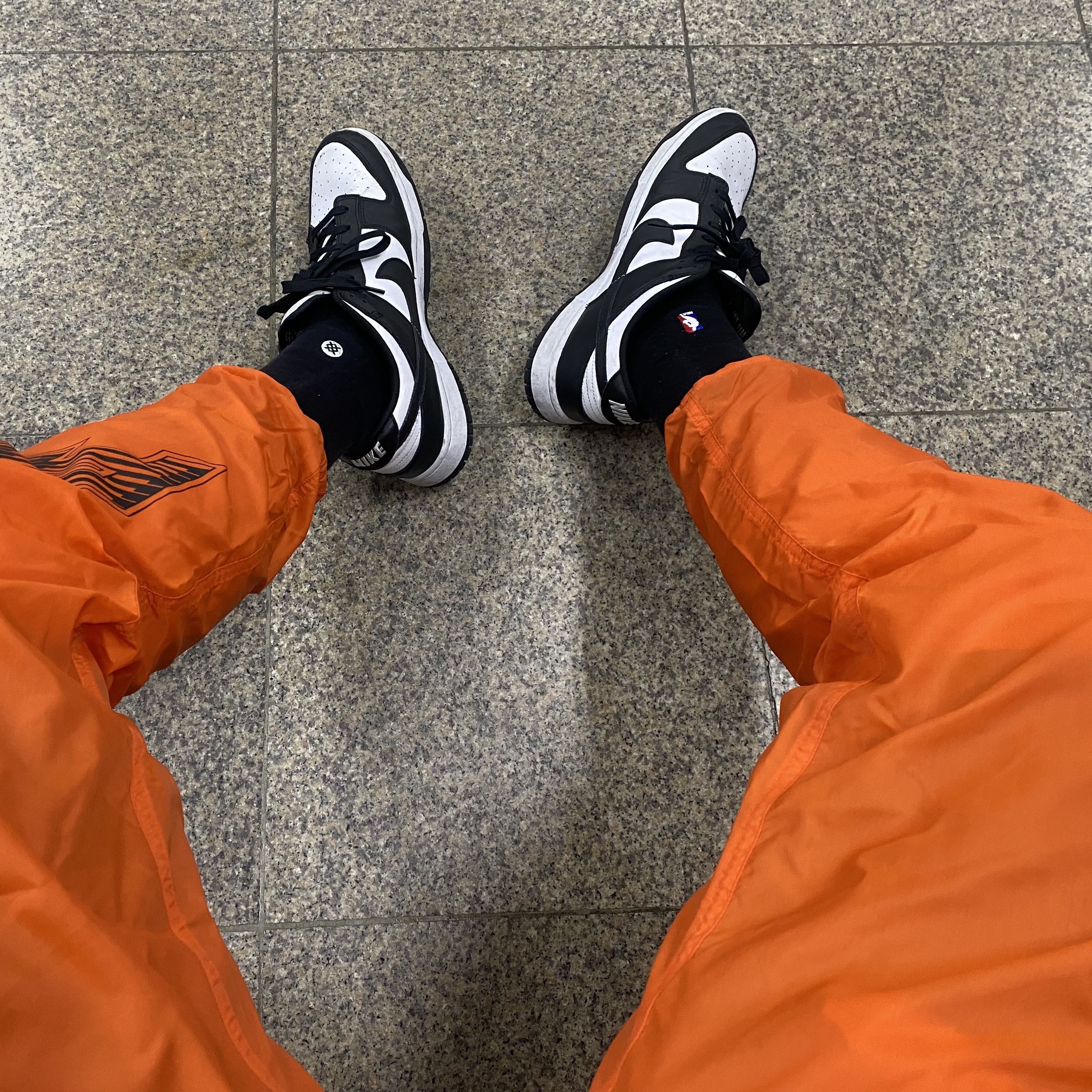 Nike Dunk Low Retro Black 착용 스타일