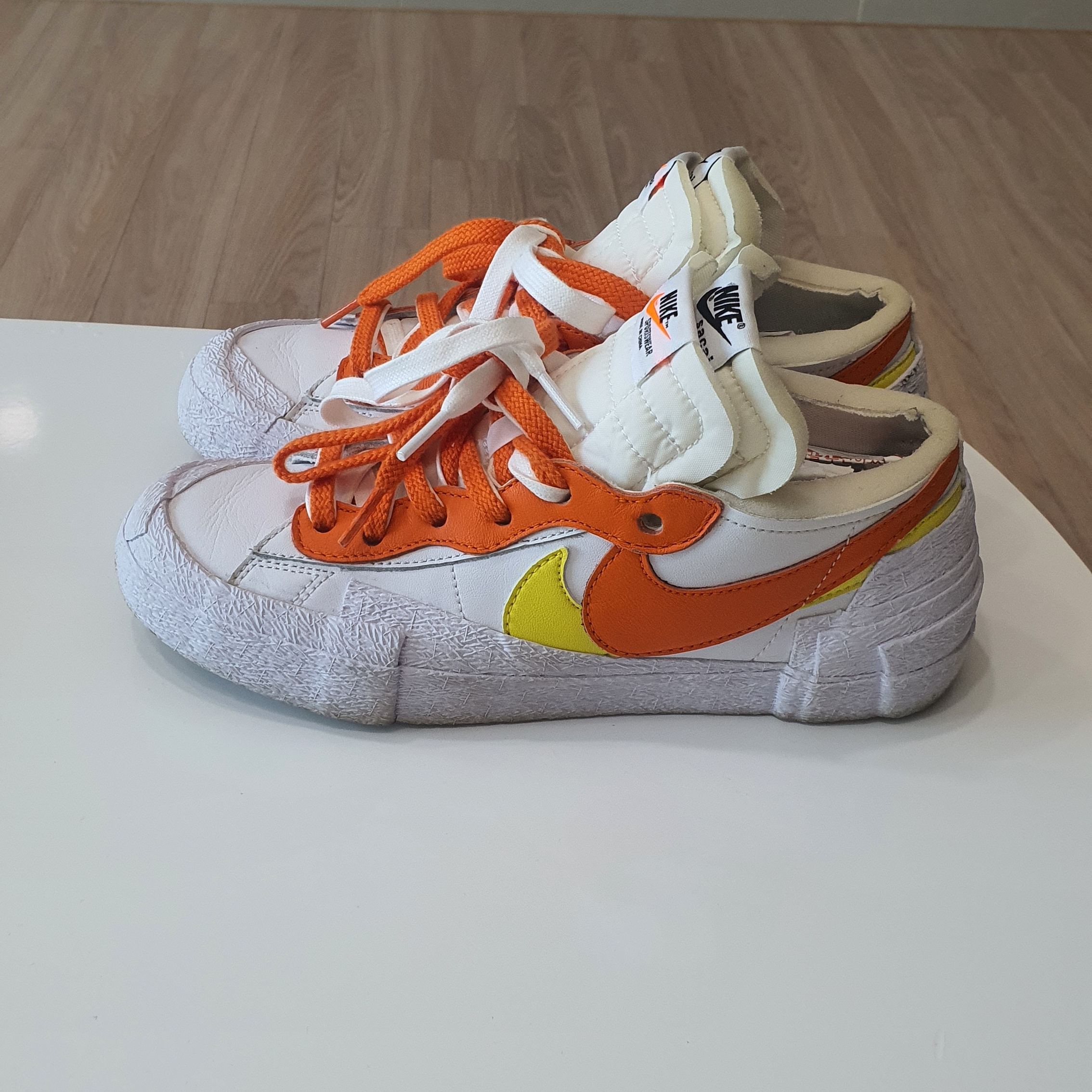 Nike x Sacai Blazer Low Magma Orange 착용 스타일