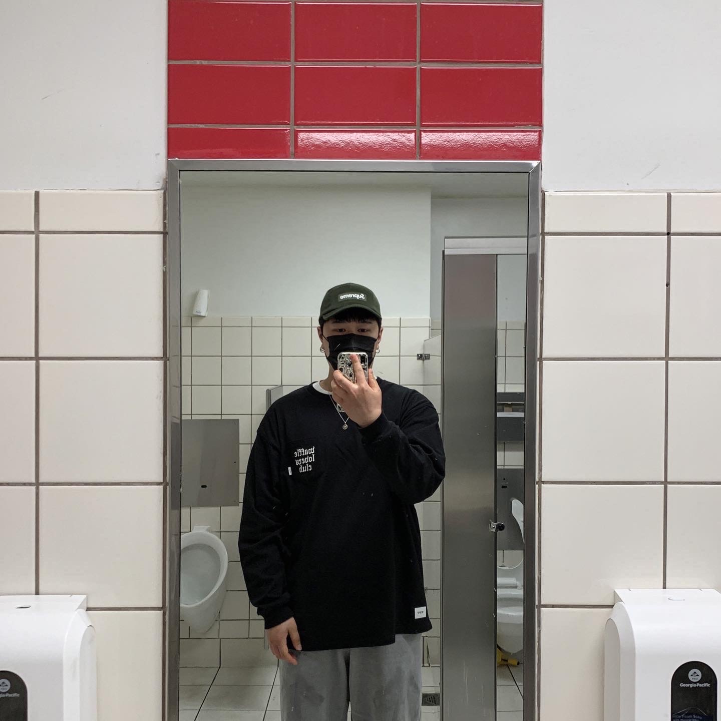 Supreme Wool Camp Cap Olive - 21FW 착용 스타일