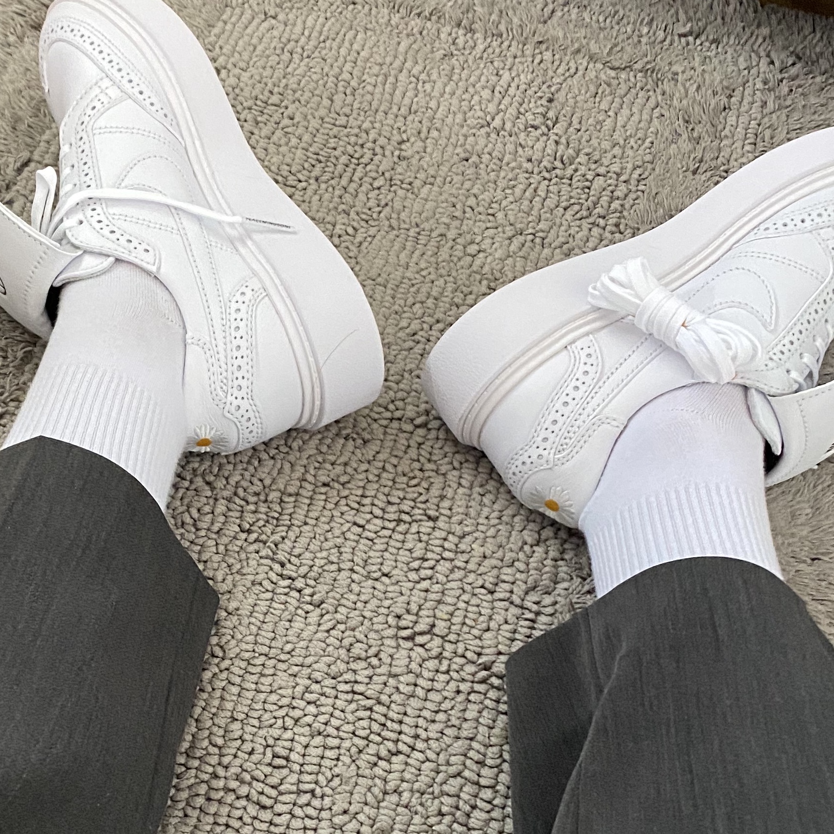 Nike x Peaceminusone Kwondo1 White 착용 스타일 - 4