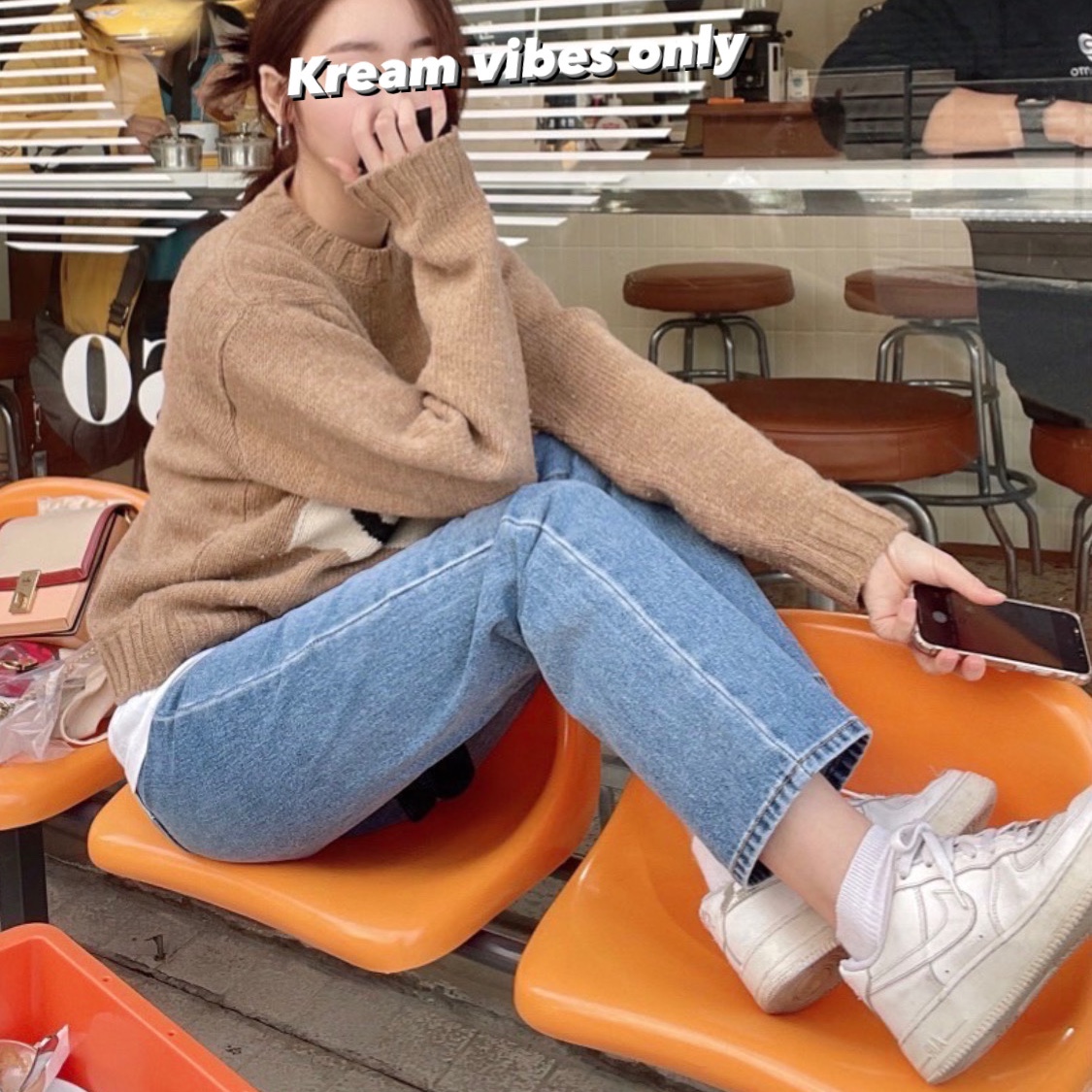 (W) Nike Air Force 1 '07 Low White 착용 스타일