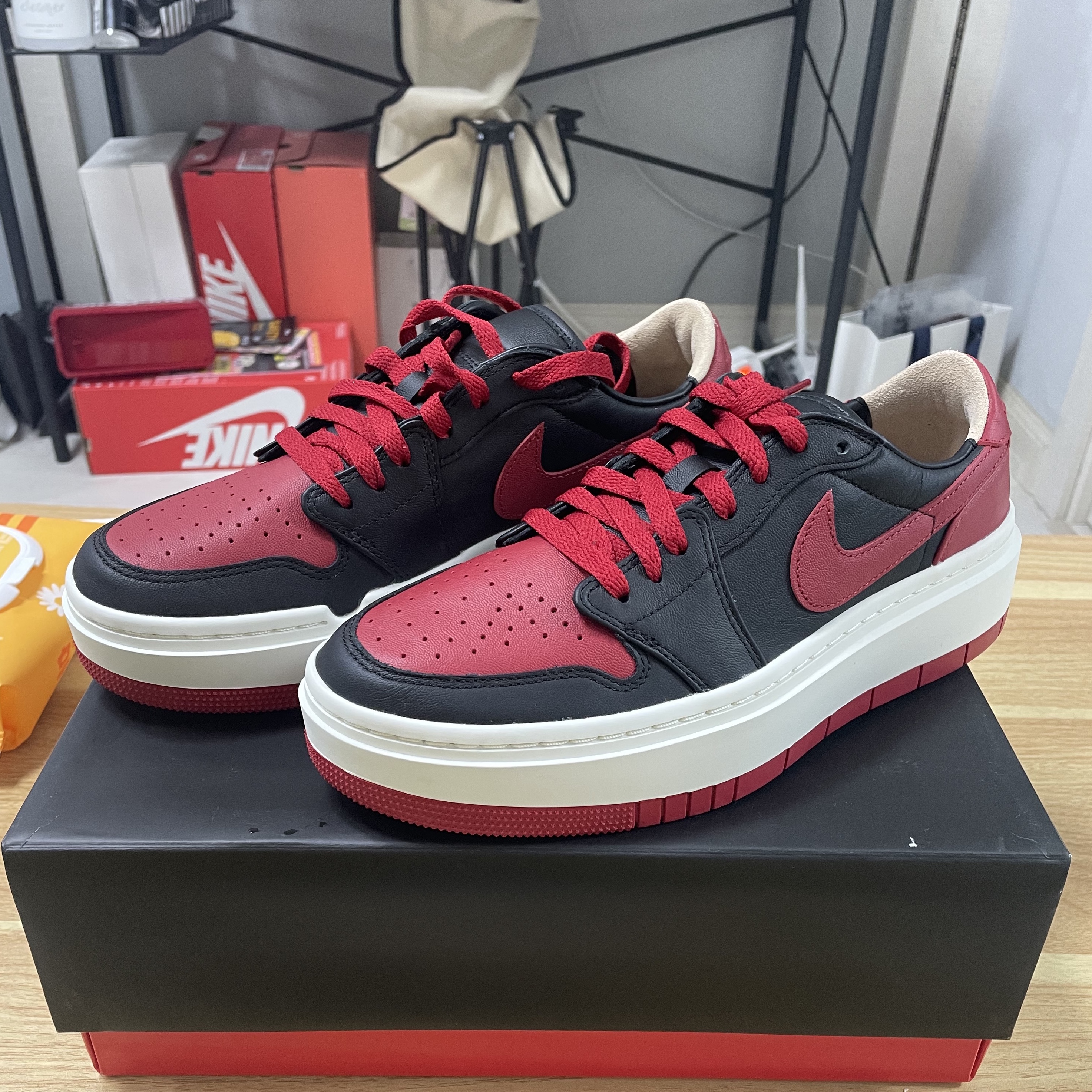 (W) Jordan 1 Elevate Low SE Bred 착용 스타일