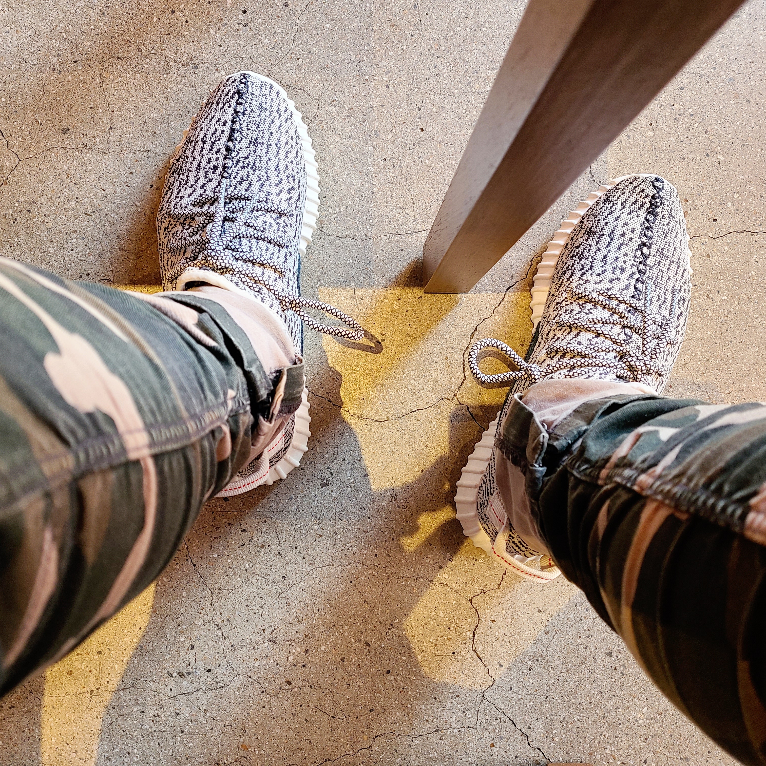 Adidas Yeezy Boost 350 Turtledove 2015 착용 스타일 - 4