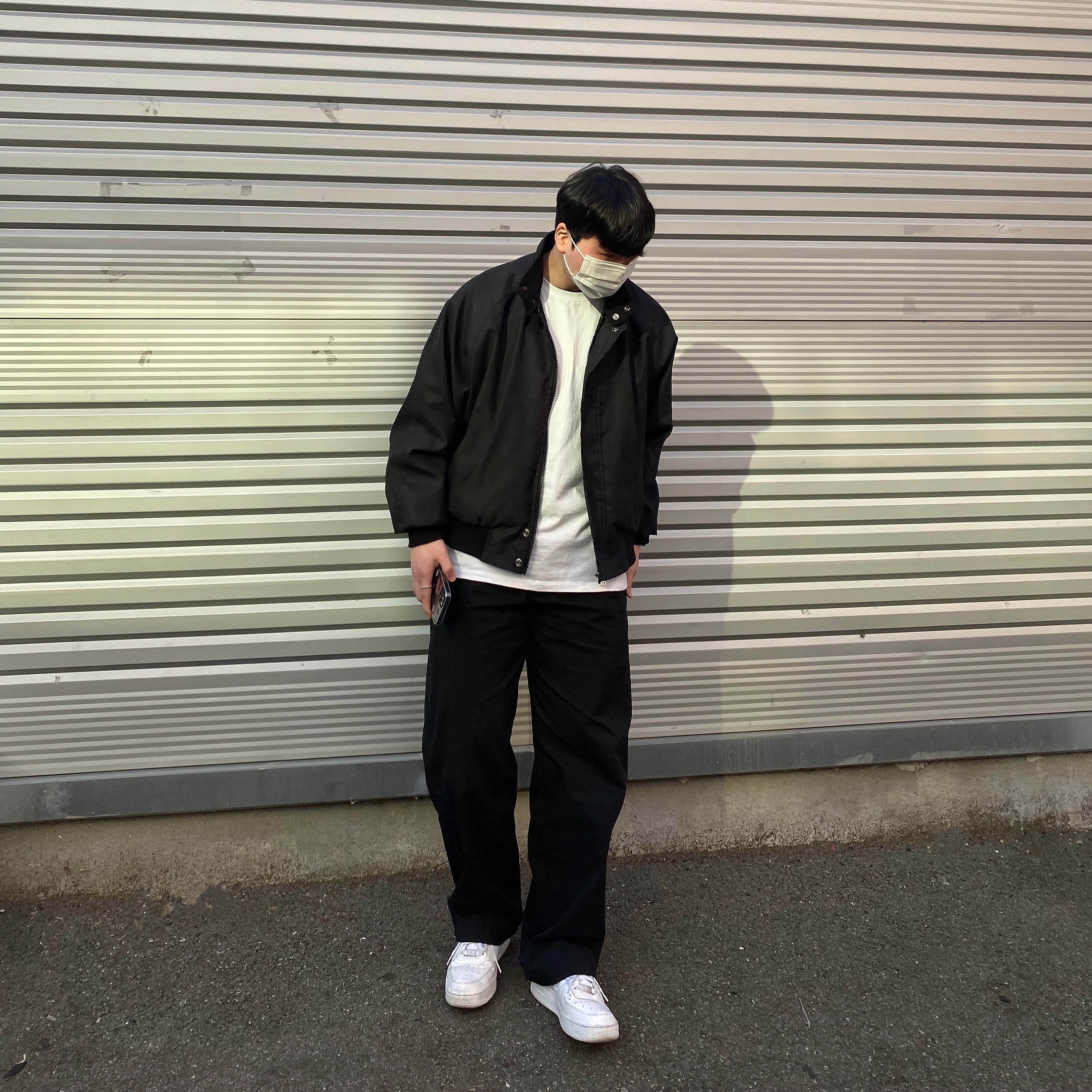 Nike Air Force 1 '07 Low White 착용 스타일