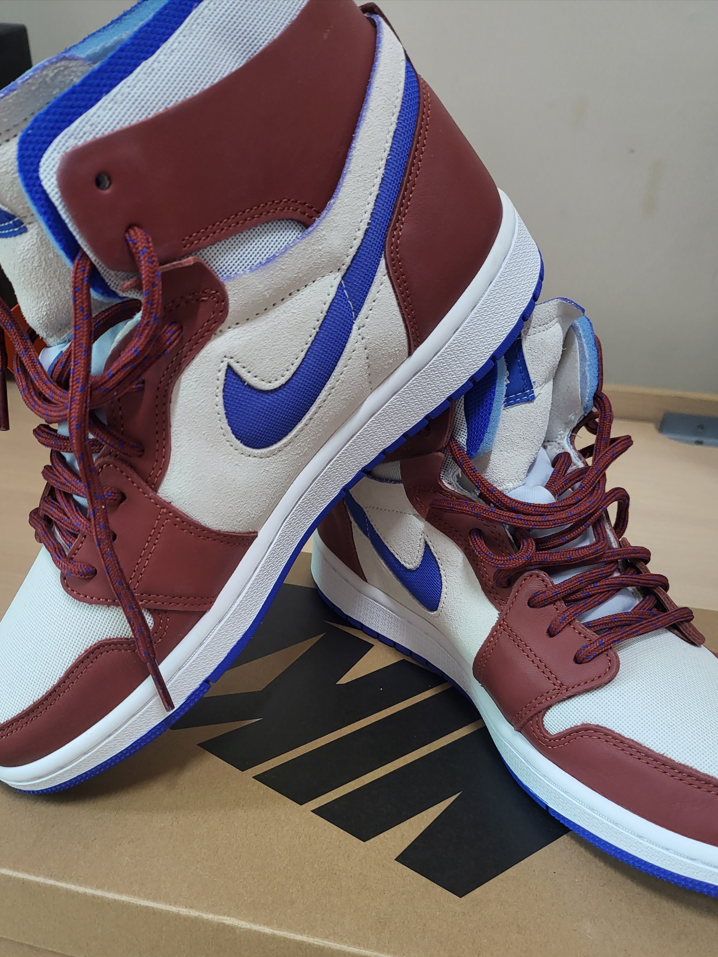 (W) Jordan 1 Zoom Air CMFT Team Red 착용 스타일 - 4