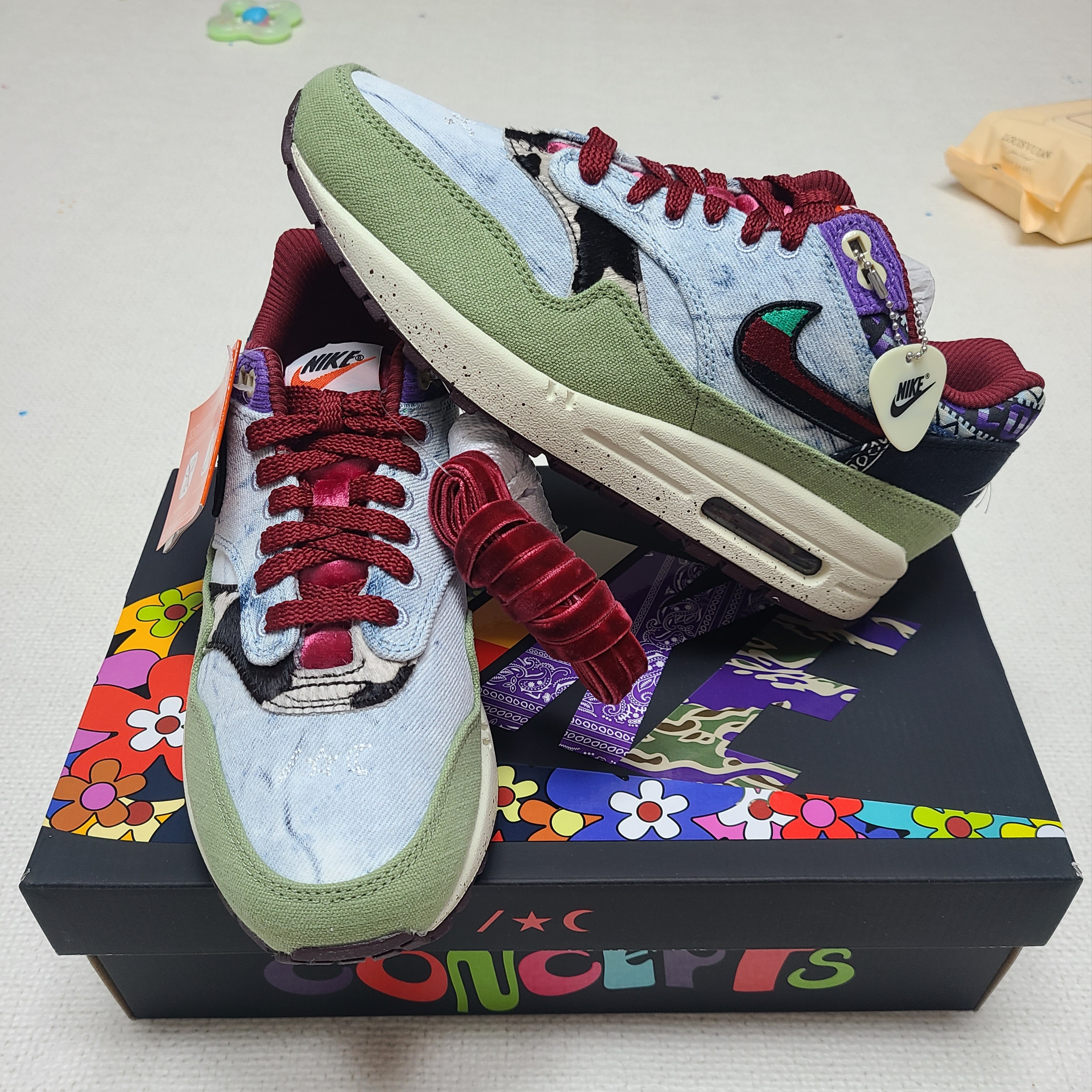 Nike x Concepts Air Max 1 SP Mellow 착용 스타일 - 1