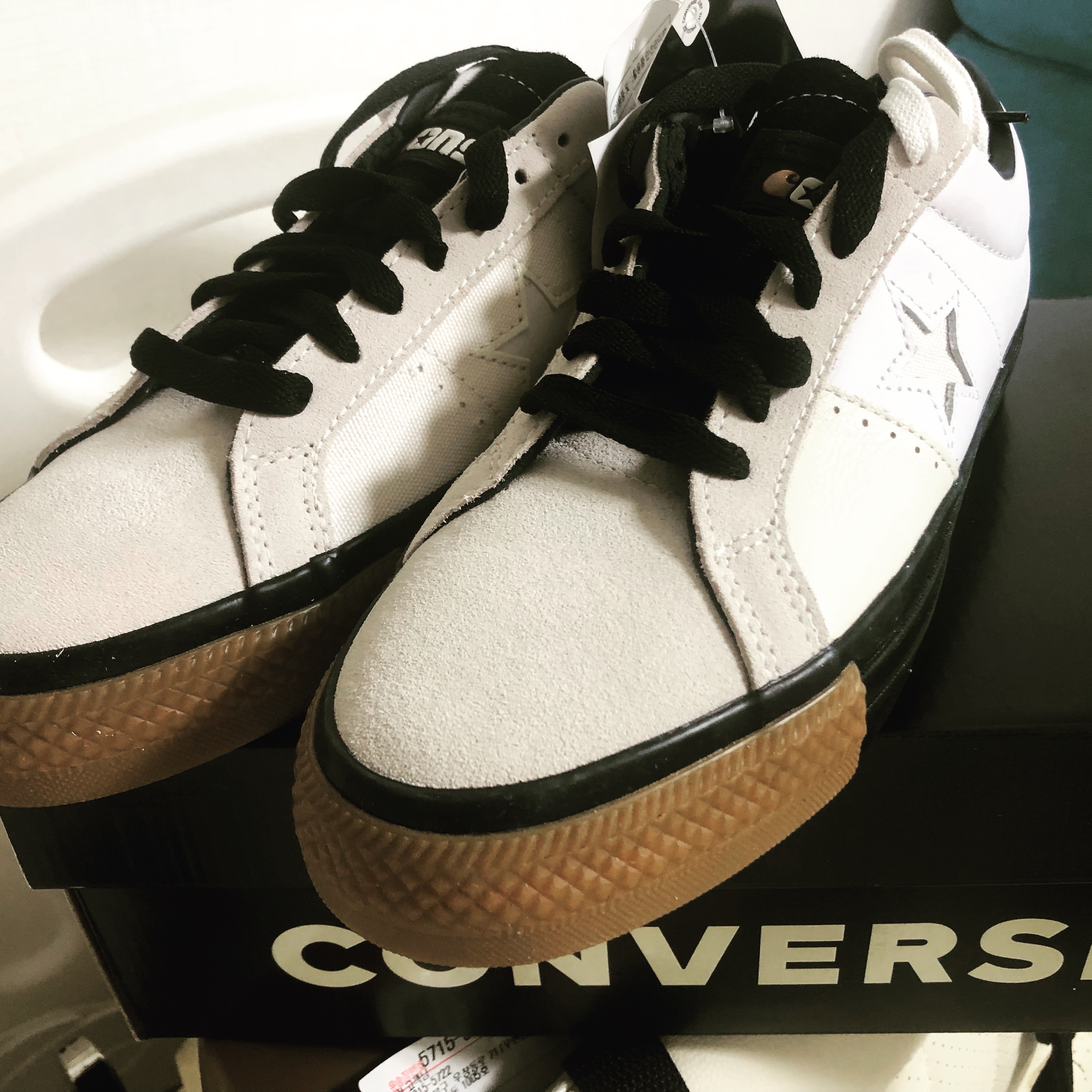 Converse x Carhartt WIP One Star Pro Low White 착용 스타일