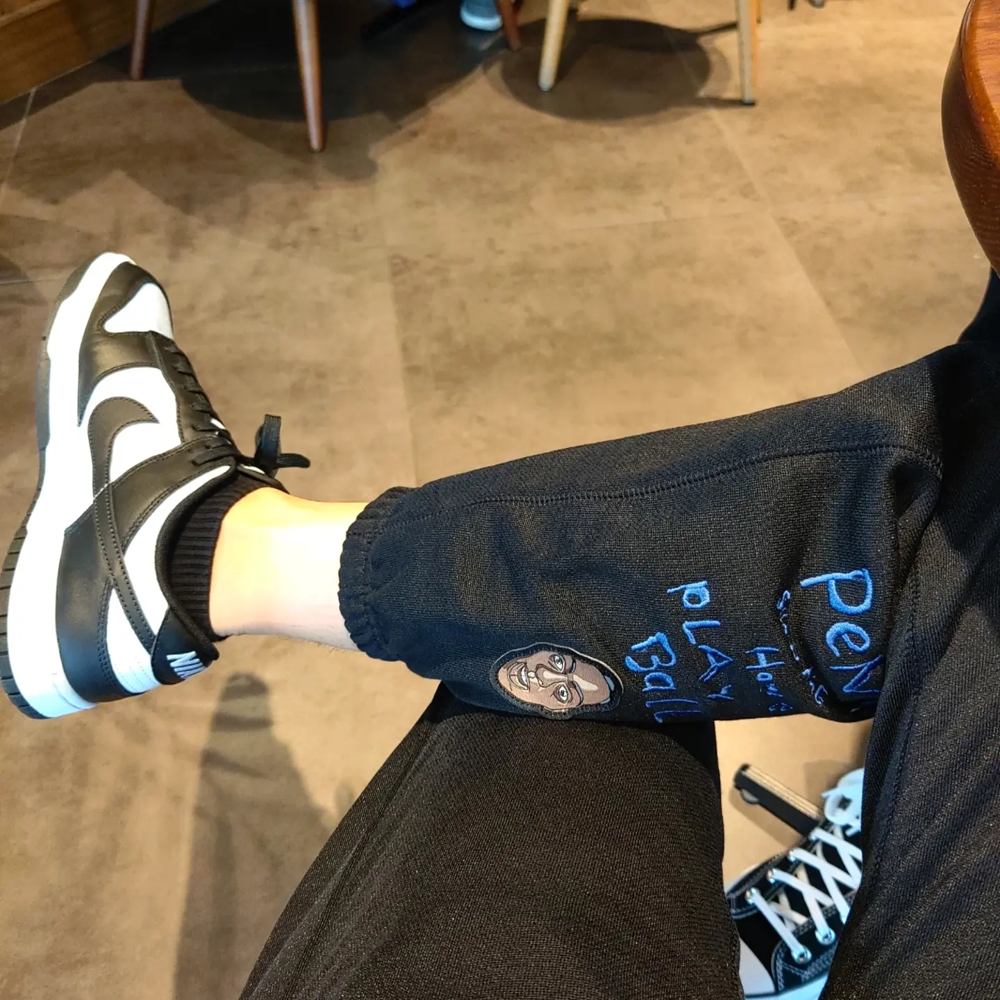 Nike Dunk Low Retro Black 착용 스타일