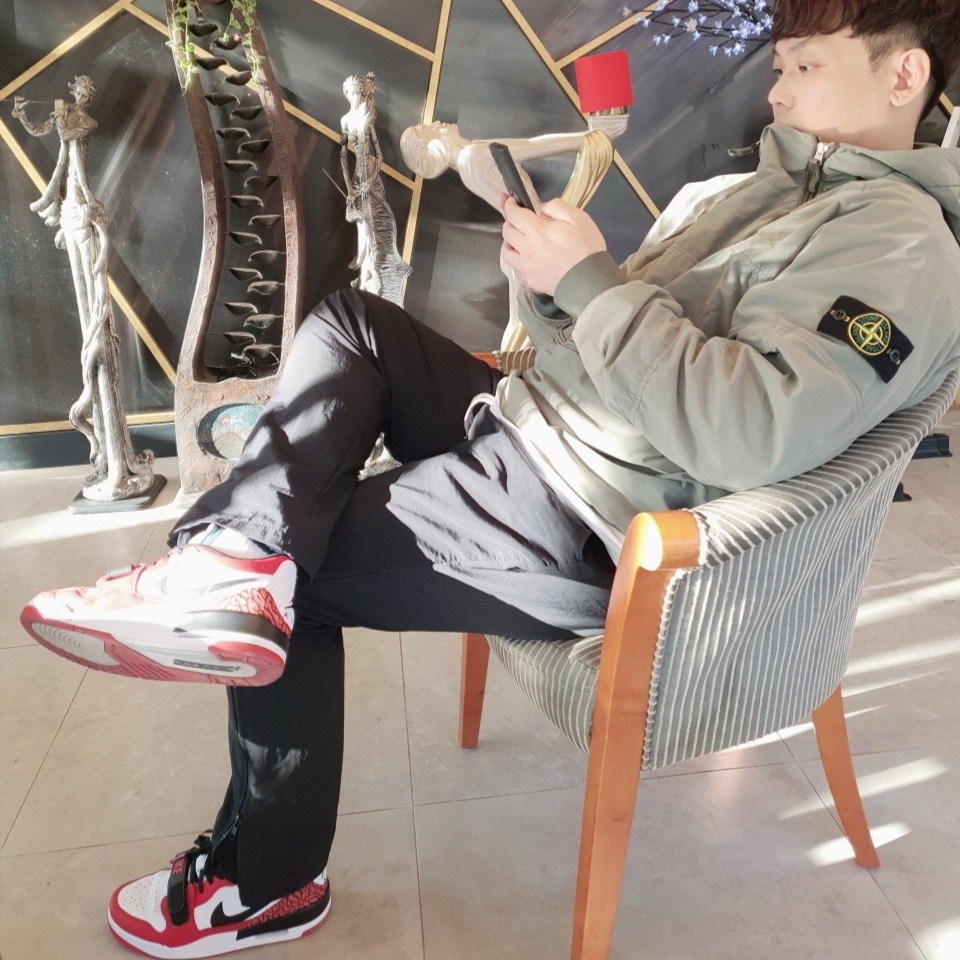 Jordan Legacy 312 Low Chicago 2022 착용 스타일