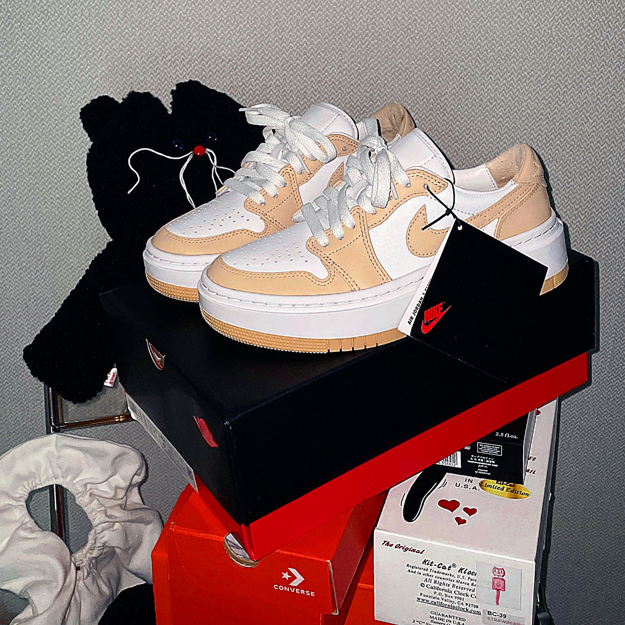 (W) Jordan 1 Elevate Low White Onyx 착용 스타일