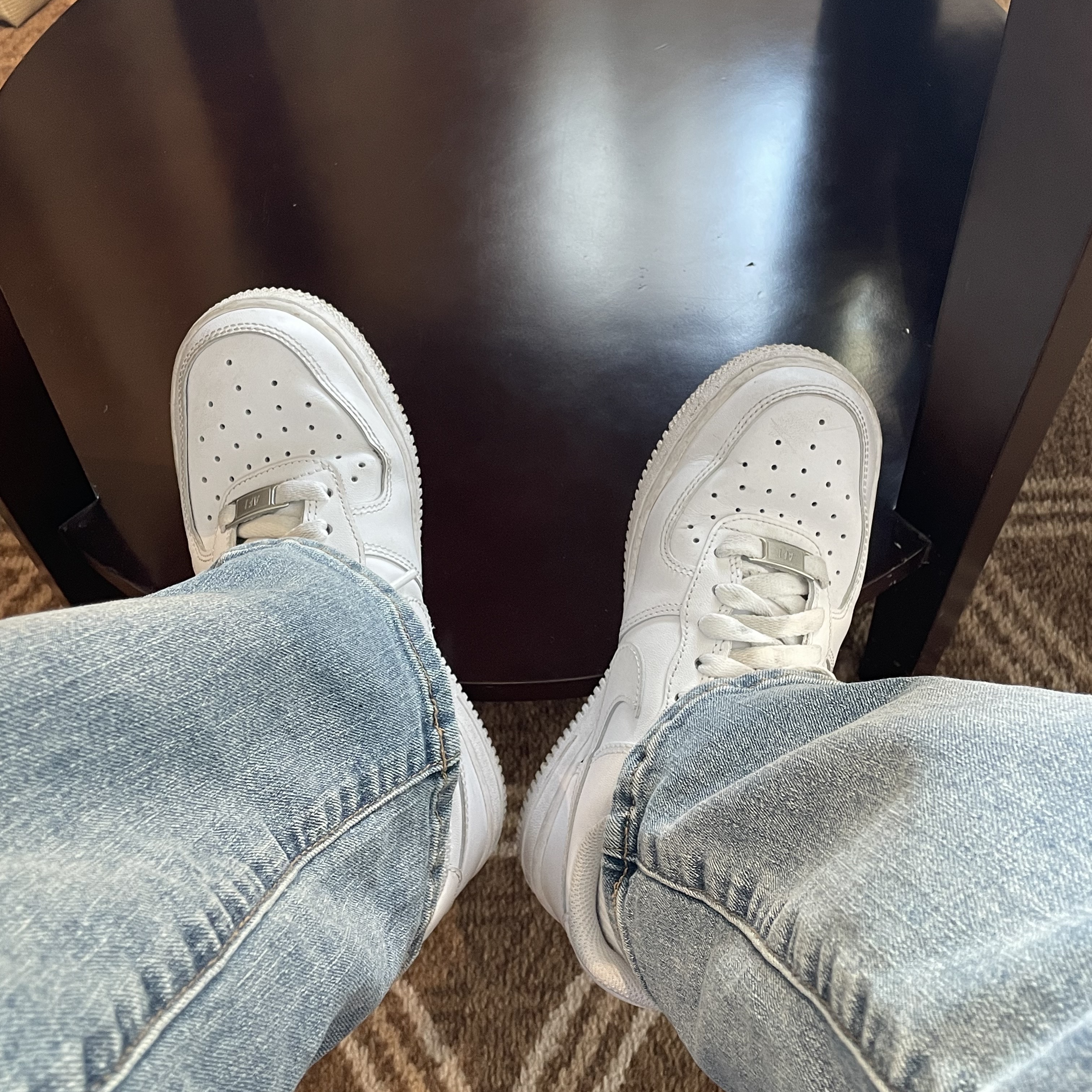 (W) Nike Air Force 1 '07 Low White 착용 스타일